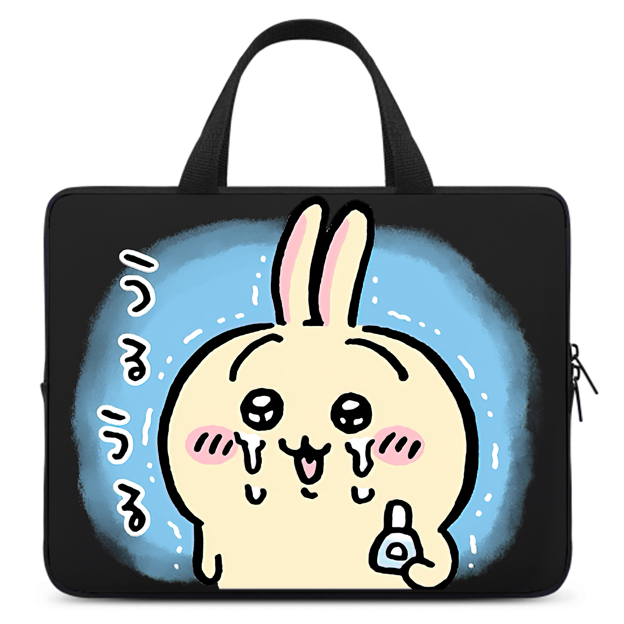 （画像用） ちいかわ うさぎ Chii-kawa usagi 手提げノートパソコンバッグ