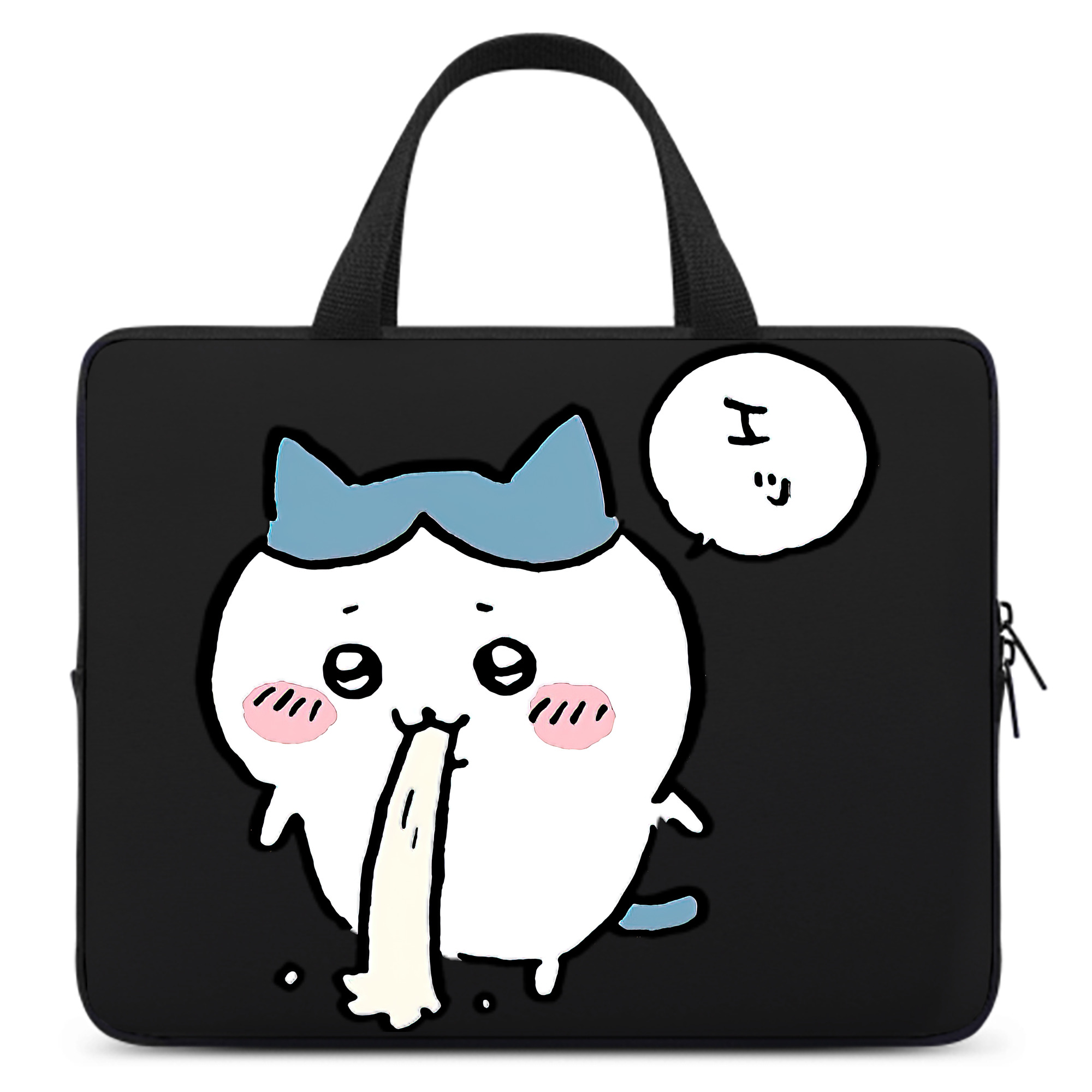 （画像用） ちいかわ ハチワレ Chii-kawa hachiware 手提げノートパソコンバッグ
