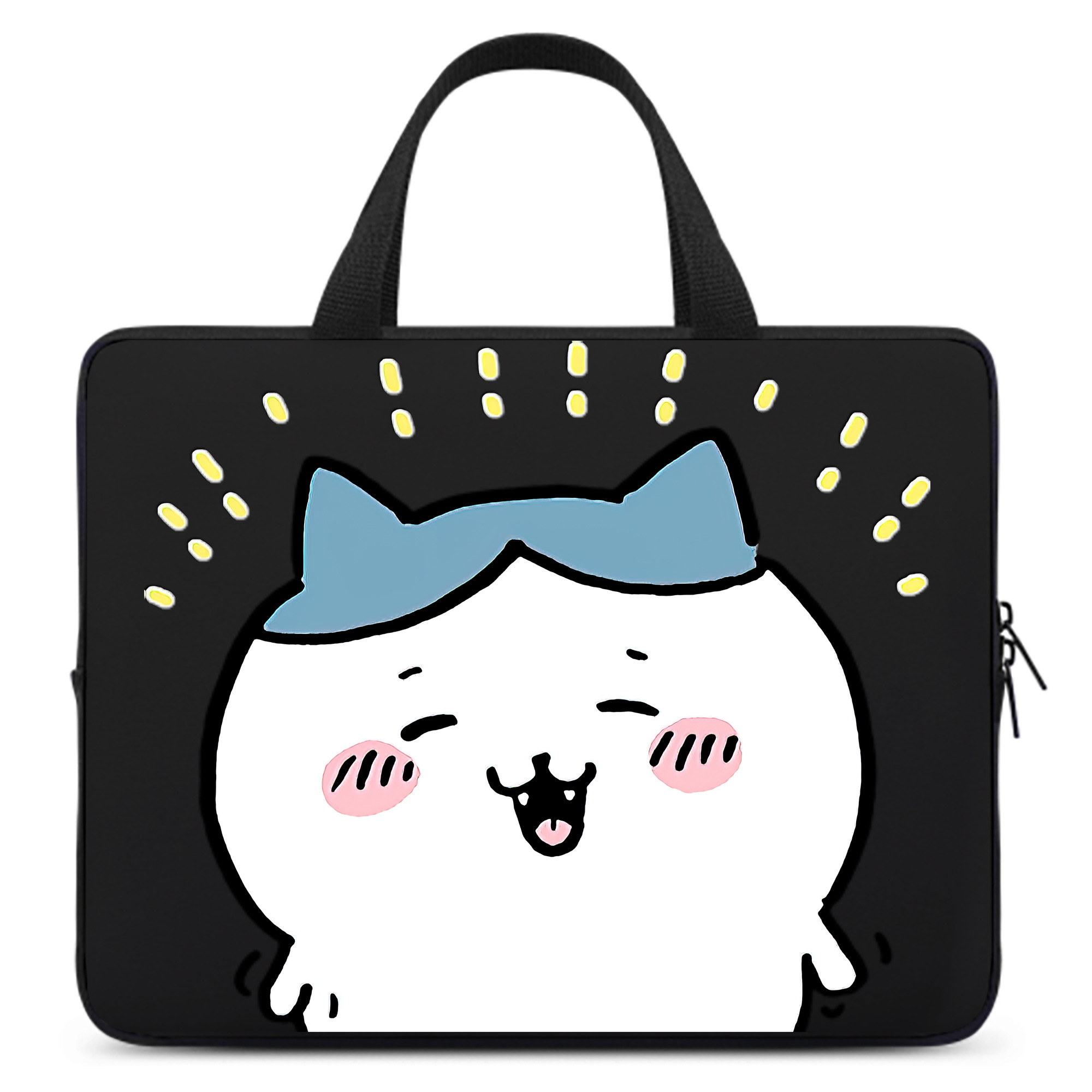 （画像用） ちいかわ ハチワレ Chii-kawa hachiware 手提げノートパソコンバッグ