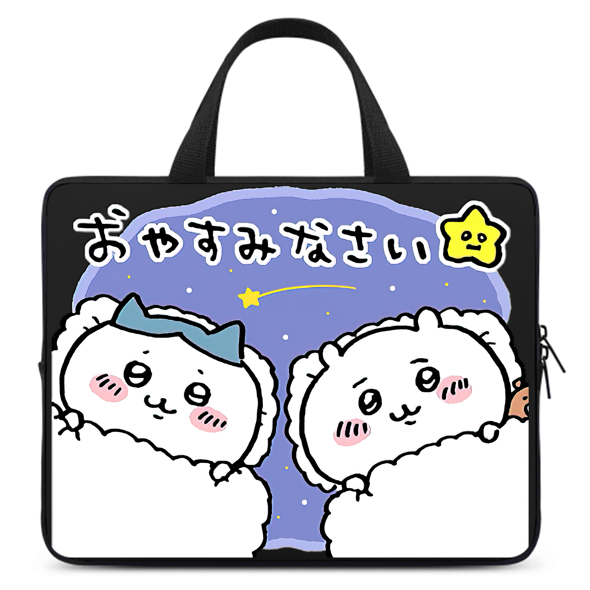 （画像用） ちいかわ ハチワレ Chii-kawa hachiware 手提げノートパソコンバッグ