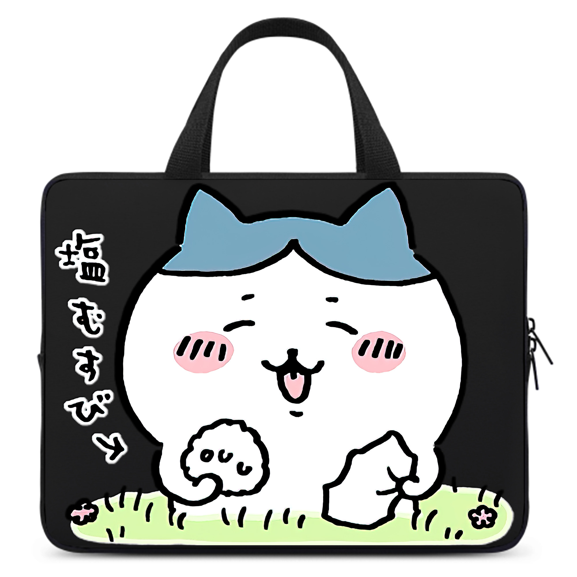 （画像用） ちいかわ ハチワレ Chii-kawa hachiware 手提げノートパソコンバッグ