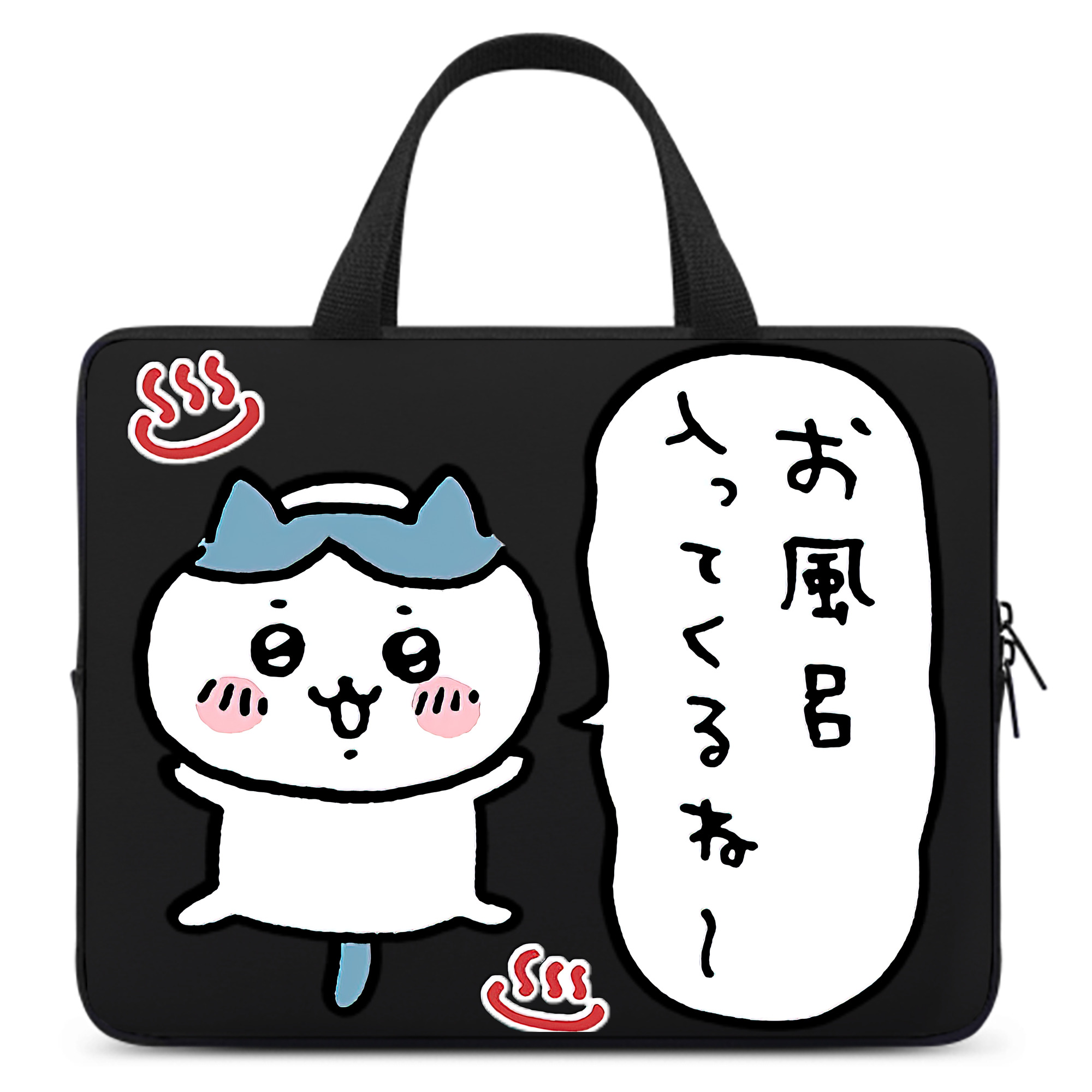 （画像用） ちいかわ ハチワレ Chii-kawa hachiware 手提げノートパソコンバッグ