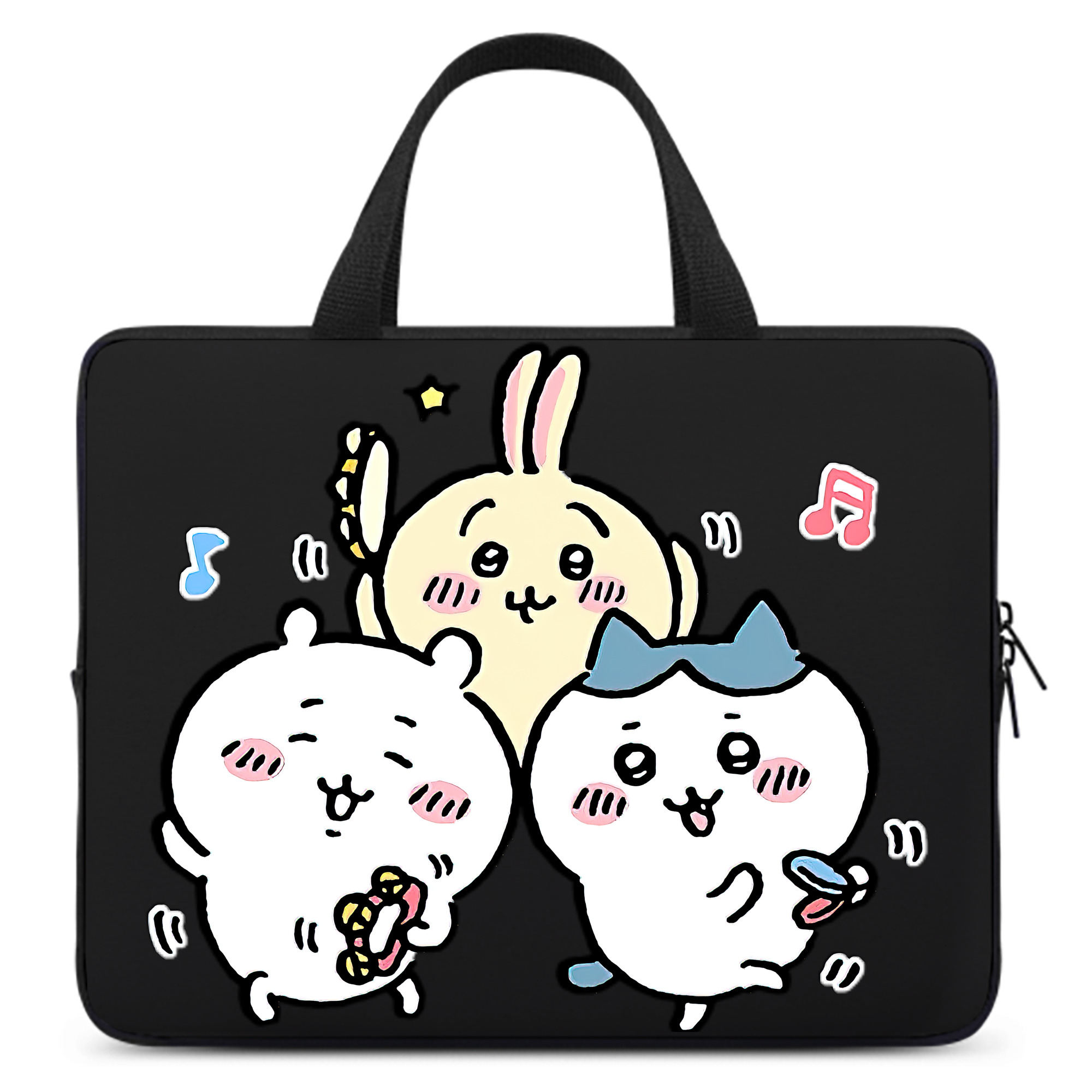 （画像用） ちいかわ ハチワレ Chii-kawa hachiware 手提げノートパソコンバッグ