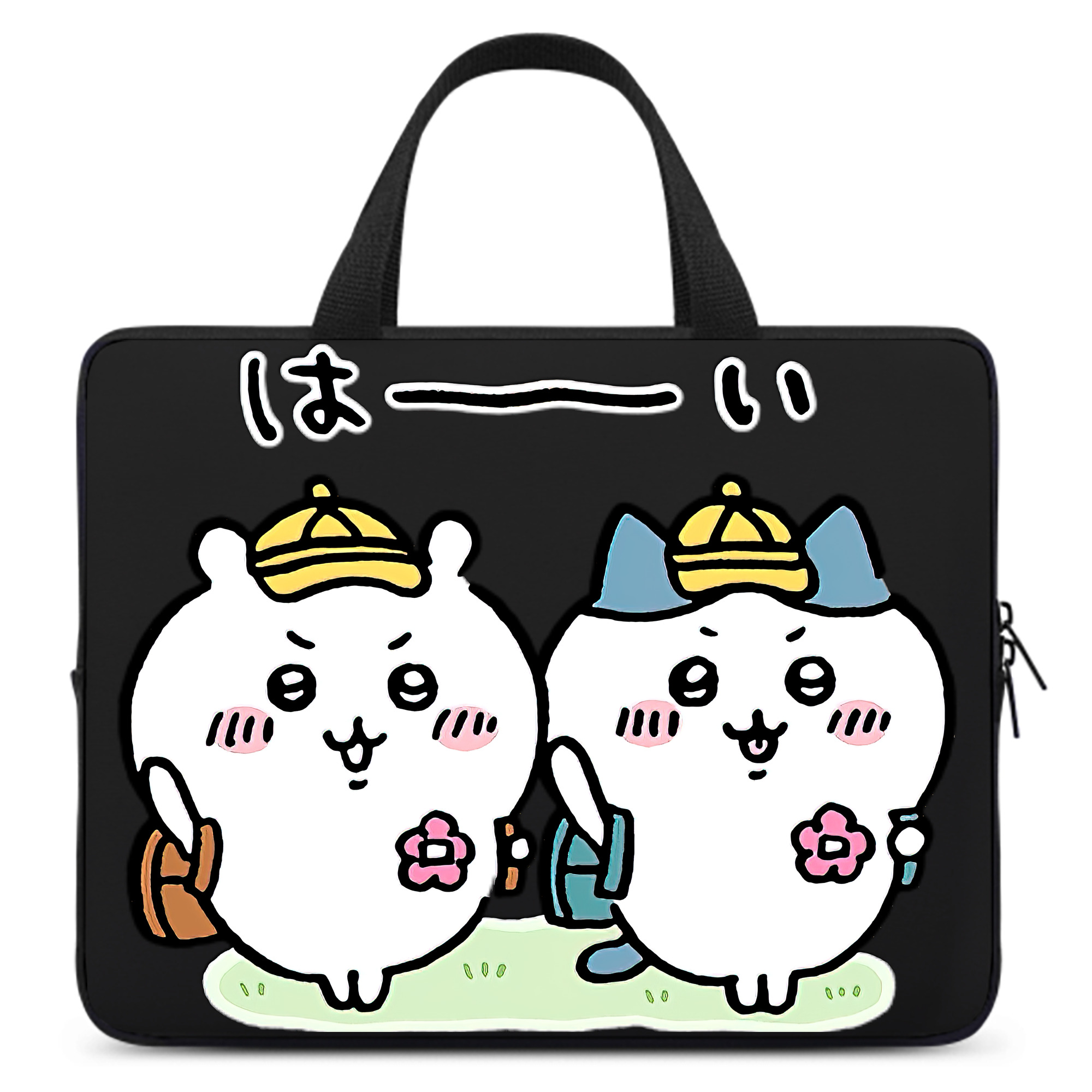 （画像用） ちいかわ ハチワレ Chii-kawa hachiware 手提げノートパソコンバッグ