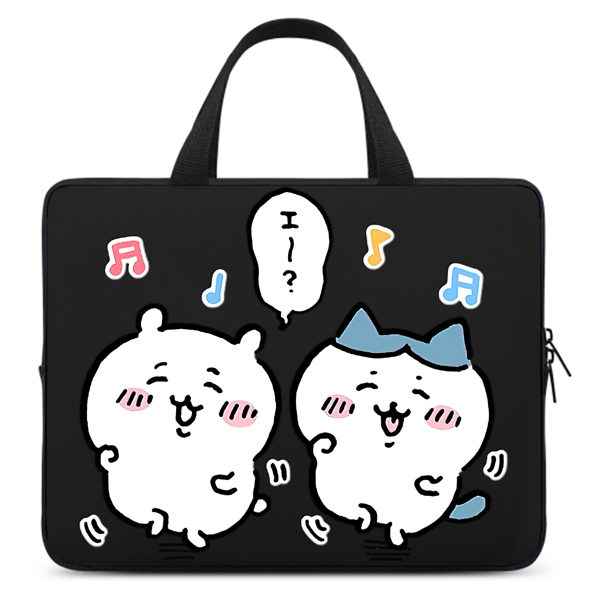 （画像用） ちいかわ ハチワレ Chii-kawa hachiware 手提げノートパソコンバッグ