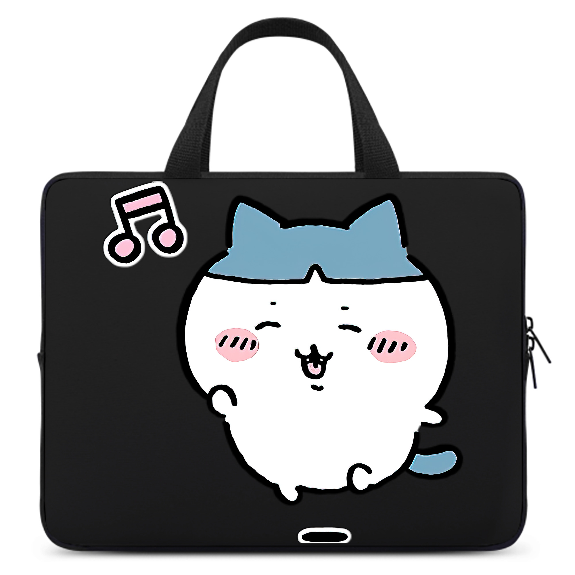 （画像用） ちいかわ ハチワレ Chii-kawa hachiware 手提げノートパソコンバッグ