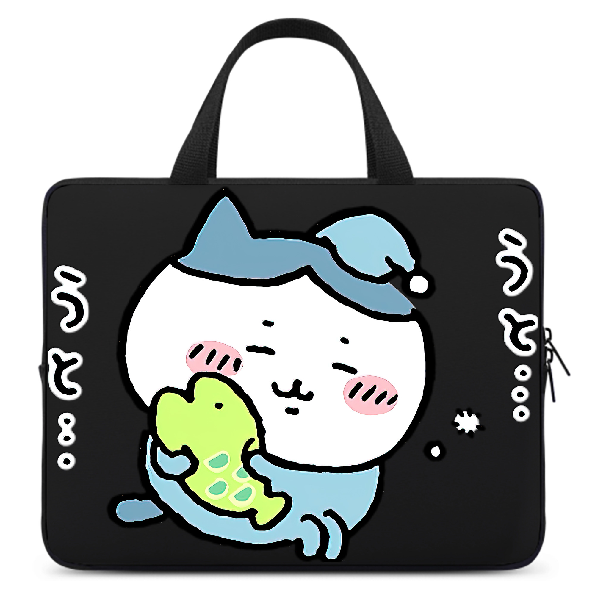 （画像用） ちいかわ ハチワレ Chii-kawa hachiware 手提げノートパソコンバッグ