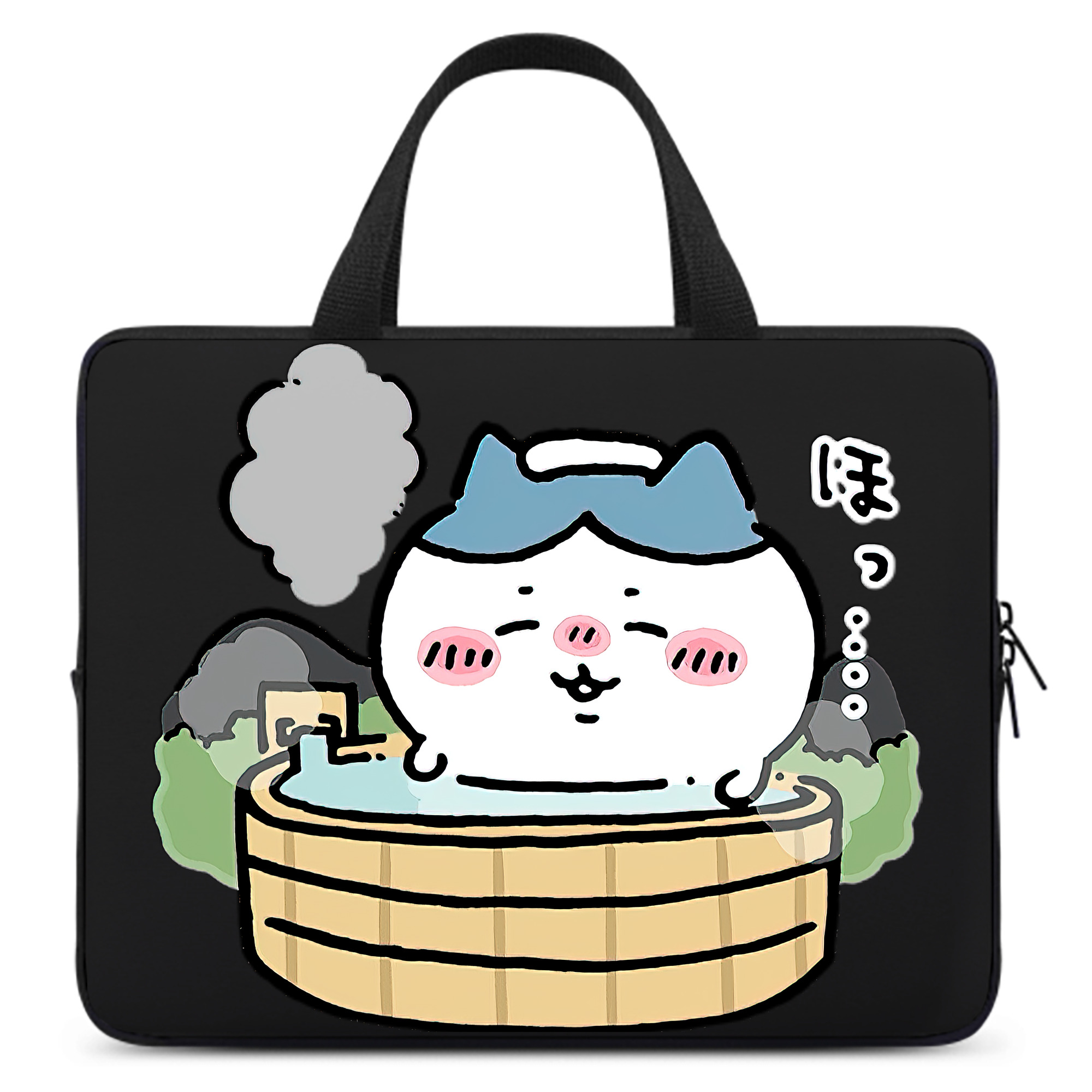 （画像用） ちいかわ ハチワレ Chii-kawa hachiware 手提げノートパソコンバッグ