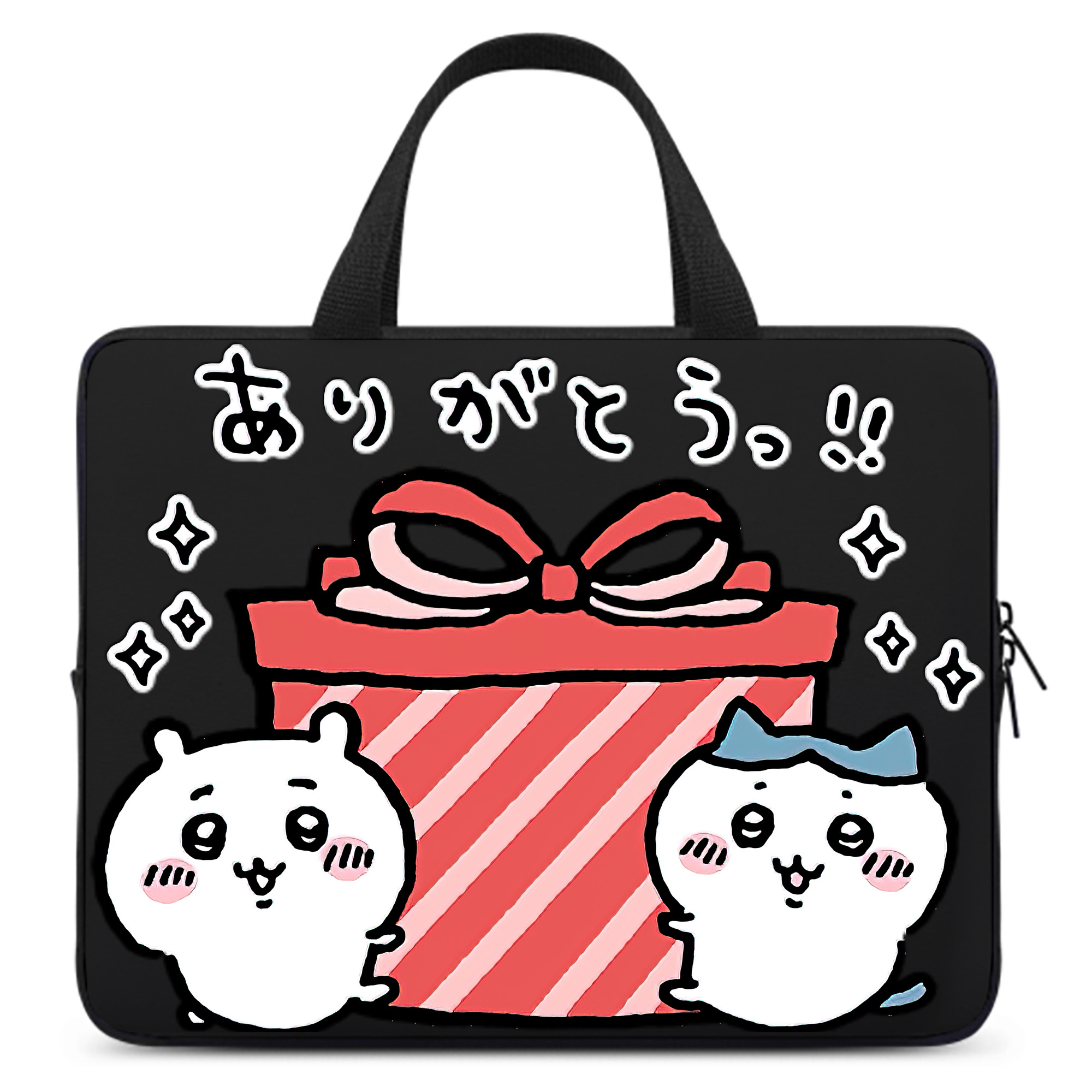 （画像用） ちいかわ ハチワレ Chii-kawa hachiware 手提げノートパソコンバッグ