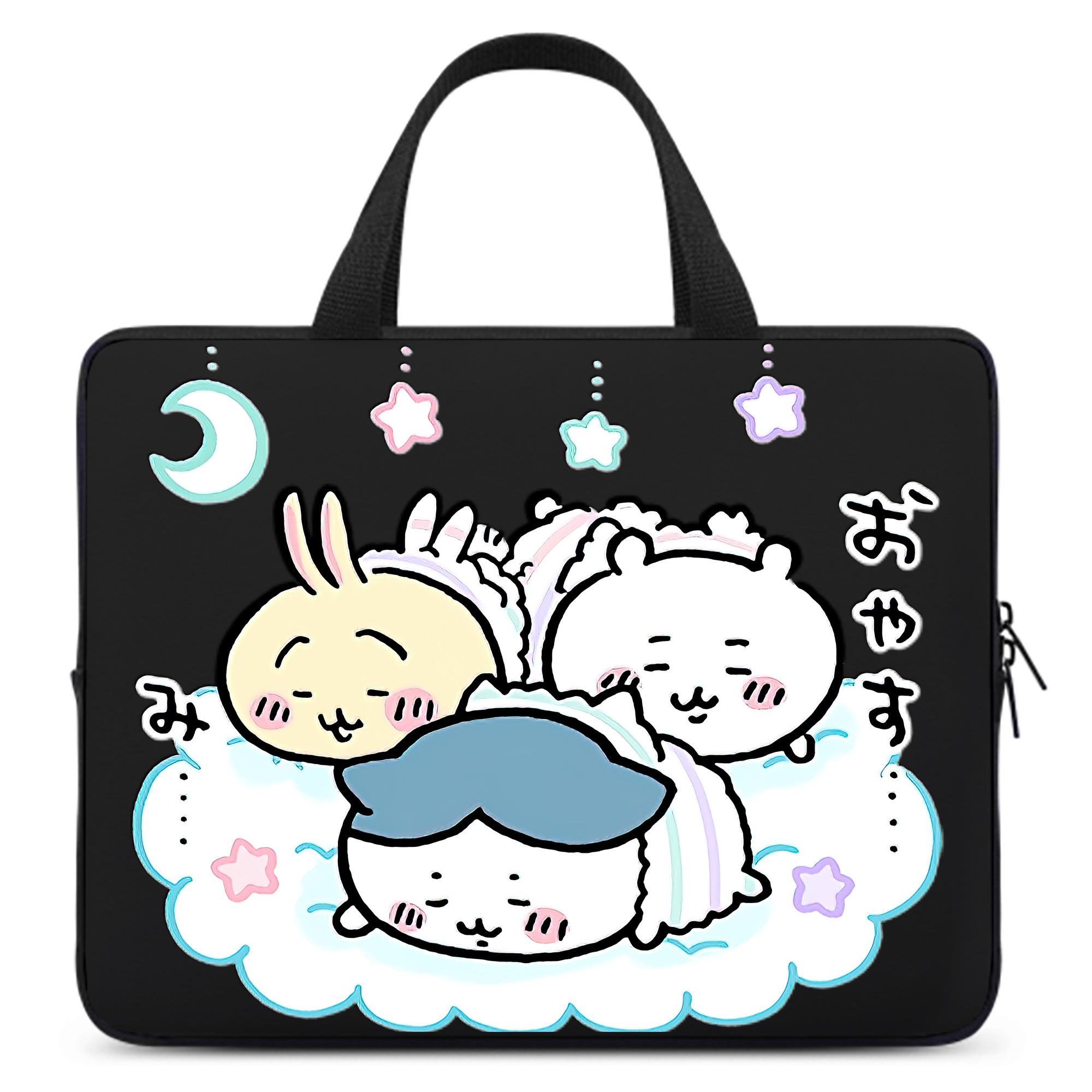 （画像用） ちいかわ ハチワレ Chii-kawa hachiware 手提げノートパソコンバッグ