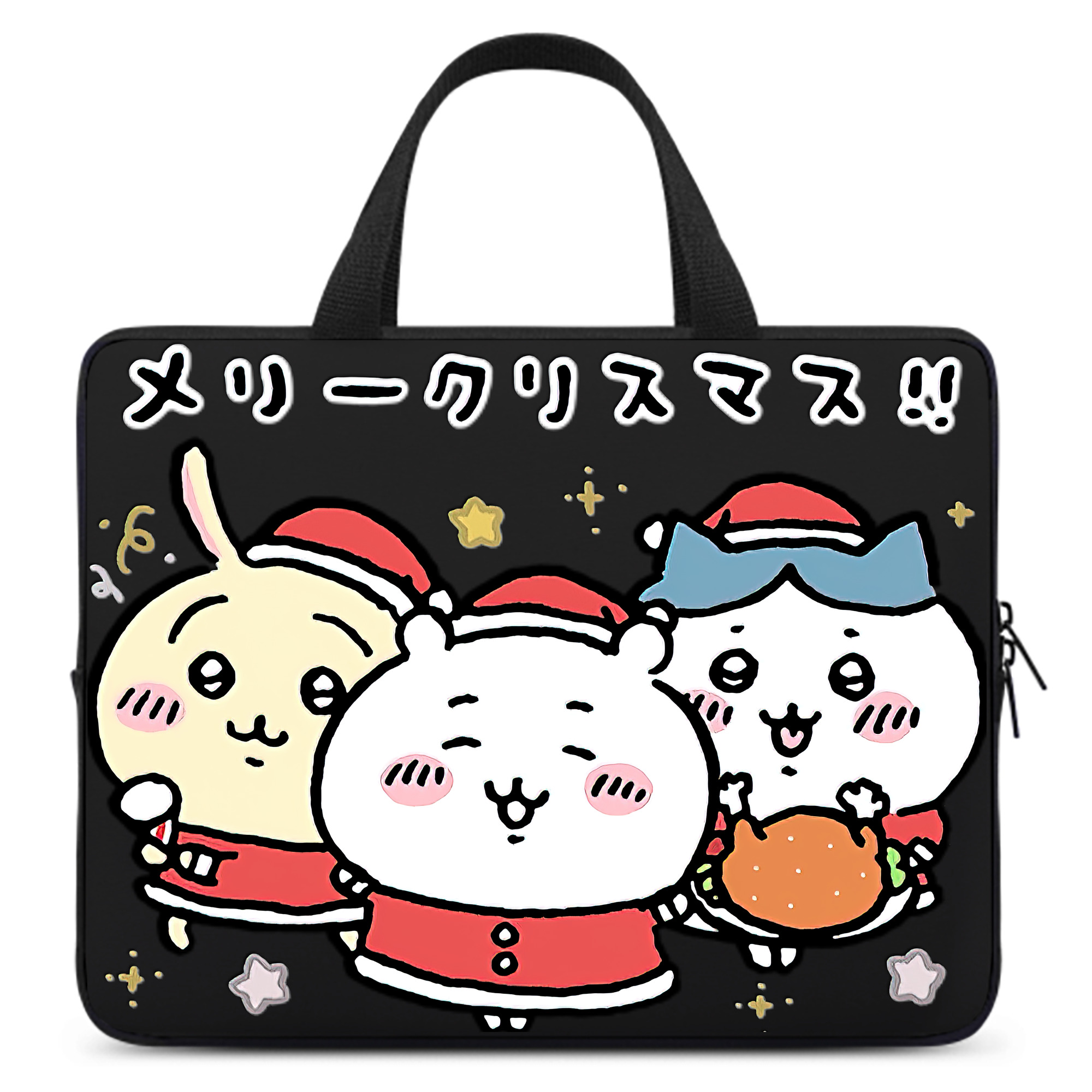 （画像用） ちいかわ ハチワレ Chii-kawa hachiware 手提げノートパソコンバッグ