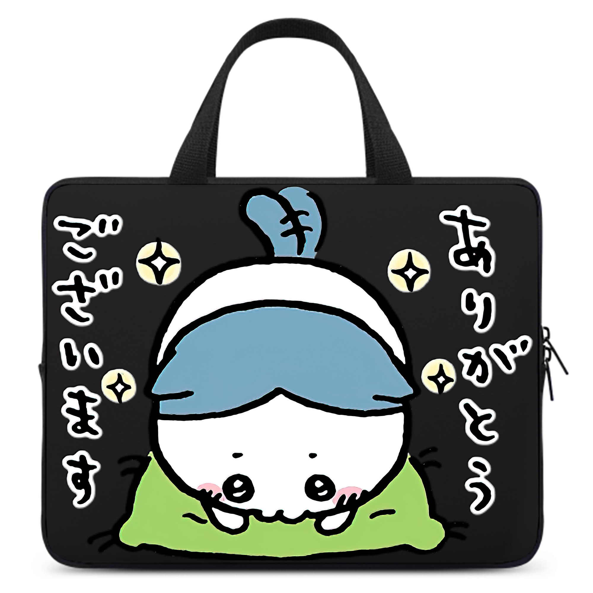 （画像用） ちいかわ ハチワレ Chii-kawa hachiware 手提げノートパソコンバッグ