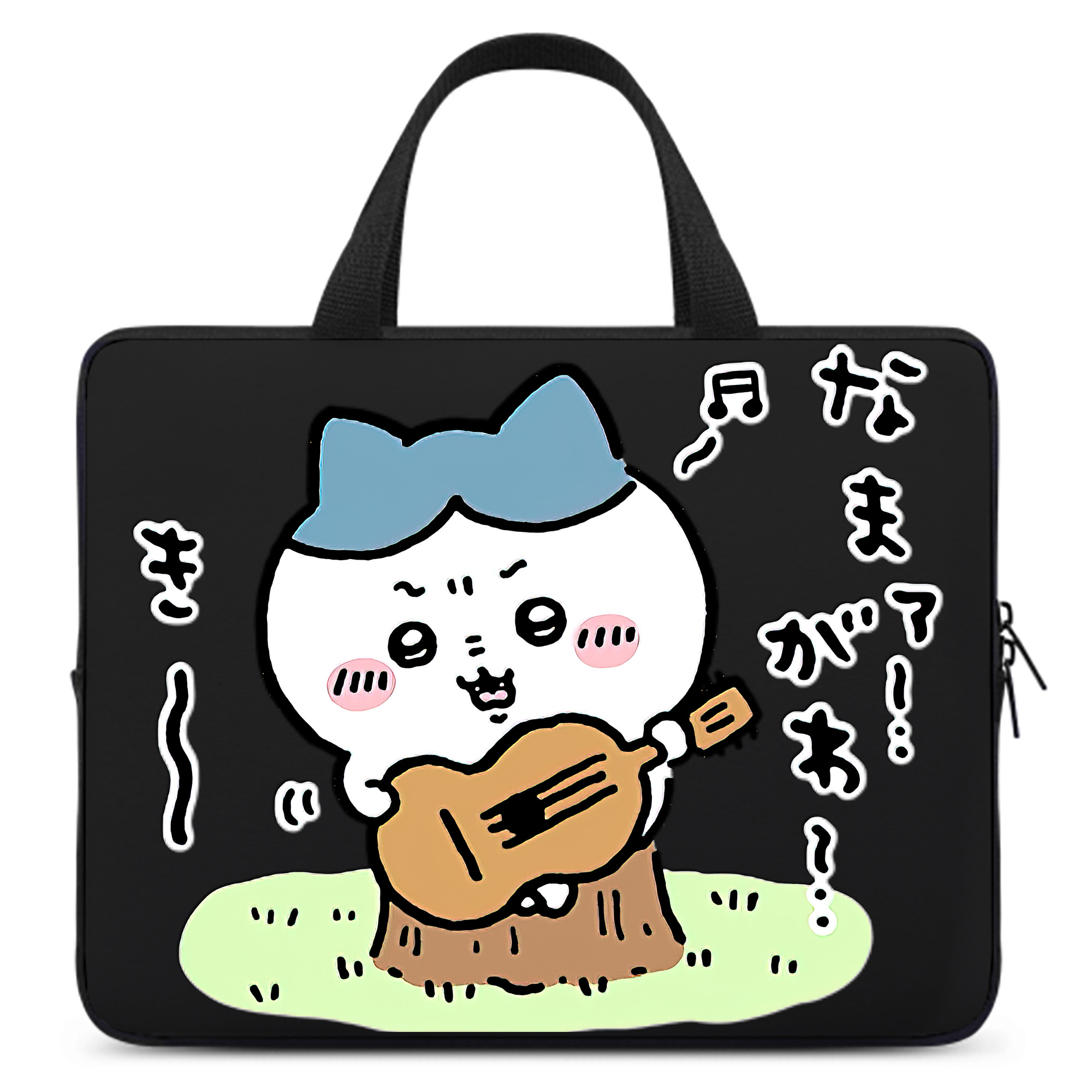 （画像用） ちいかわ ハチワレ Chii-kawa hachiware 手提げノートパソコンバッグ