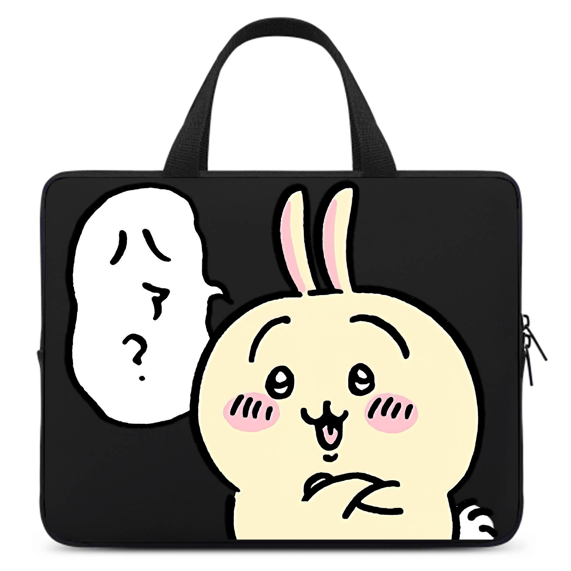 （画像用） ちいかわ うさぎ Chii-kawa usagi 手提げノートパソコンバッグ