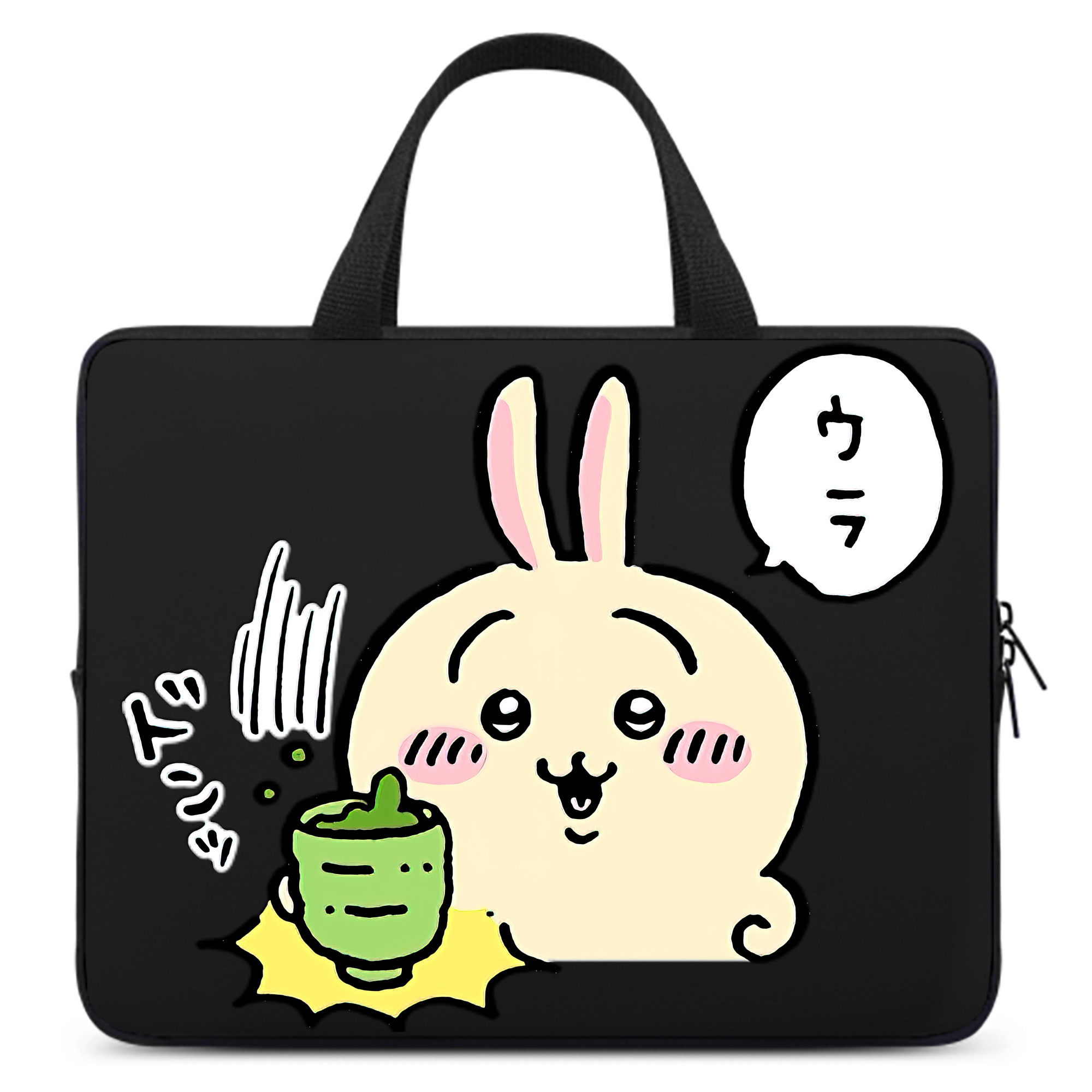（画像用） ちいかわ うさぎ Chii-kawa usagi 手提げノートパソコンバッグ