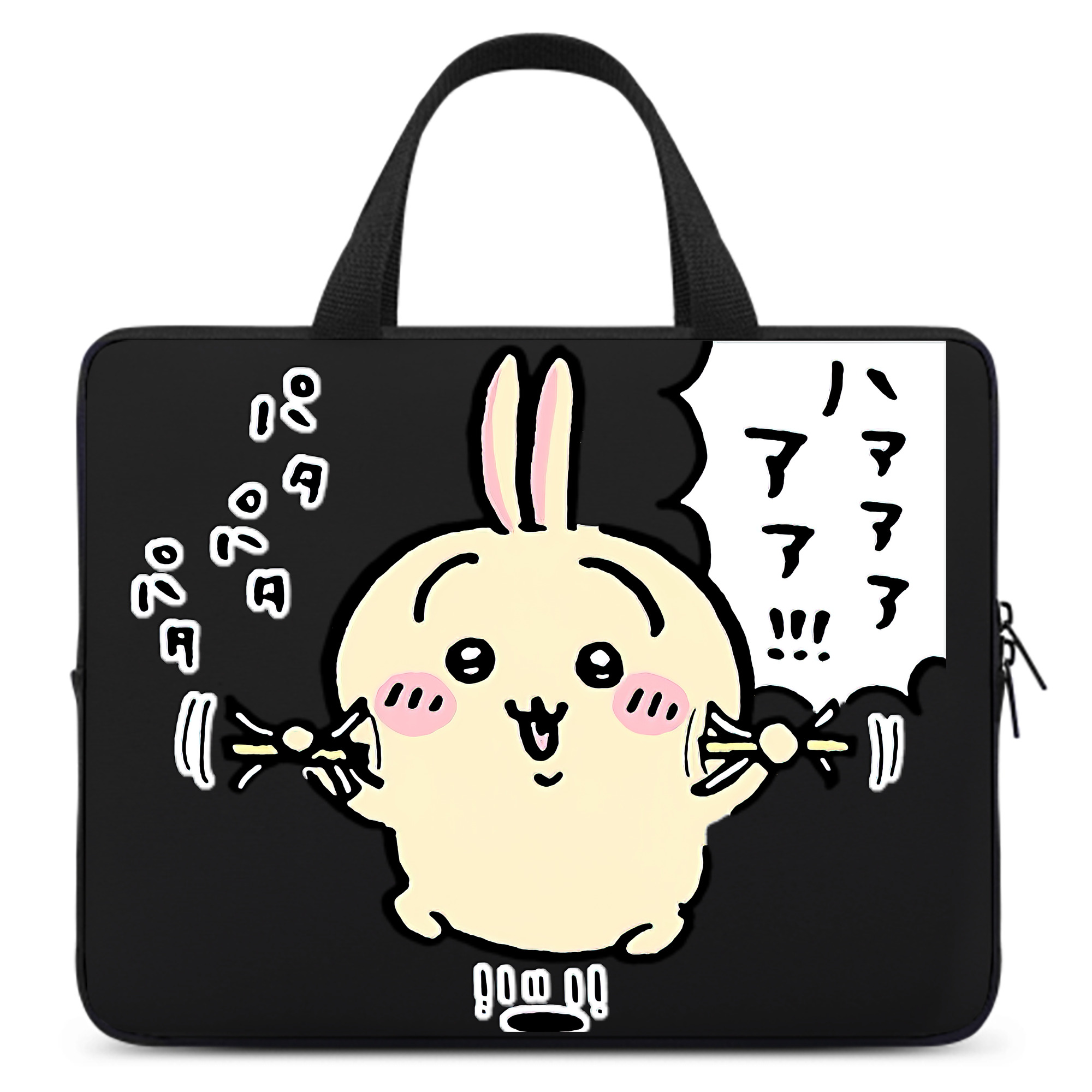（画像用） ちいかわ うさぎ Chii-kawa usagi 手提げノートパソコンバッグ