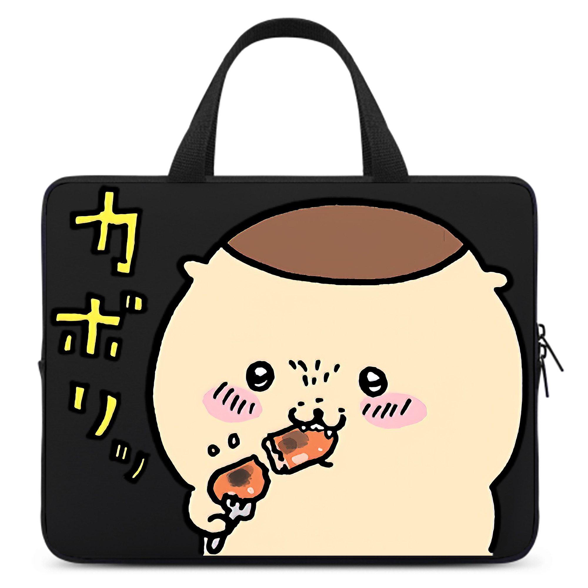 （画像用） ちいかわ くりまんじゅう Chii-kawa kuri manjū 手提げノートパソコンバッグ