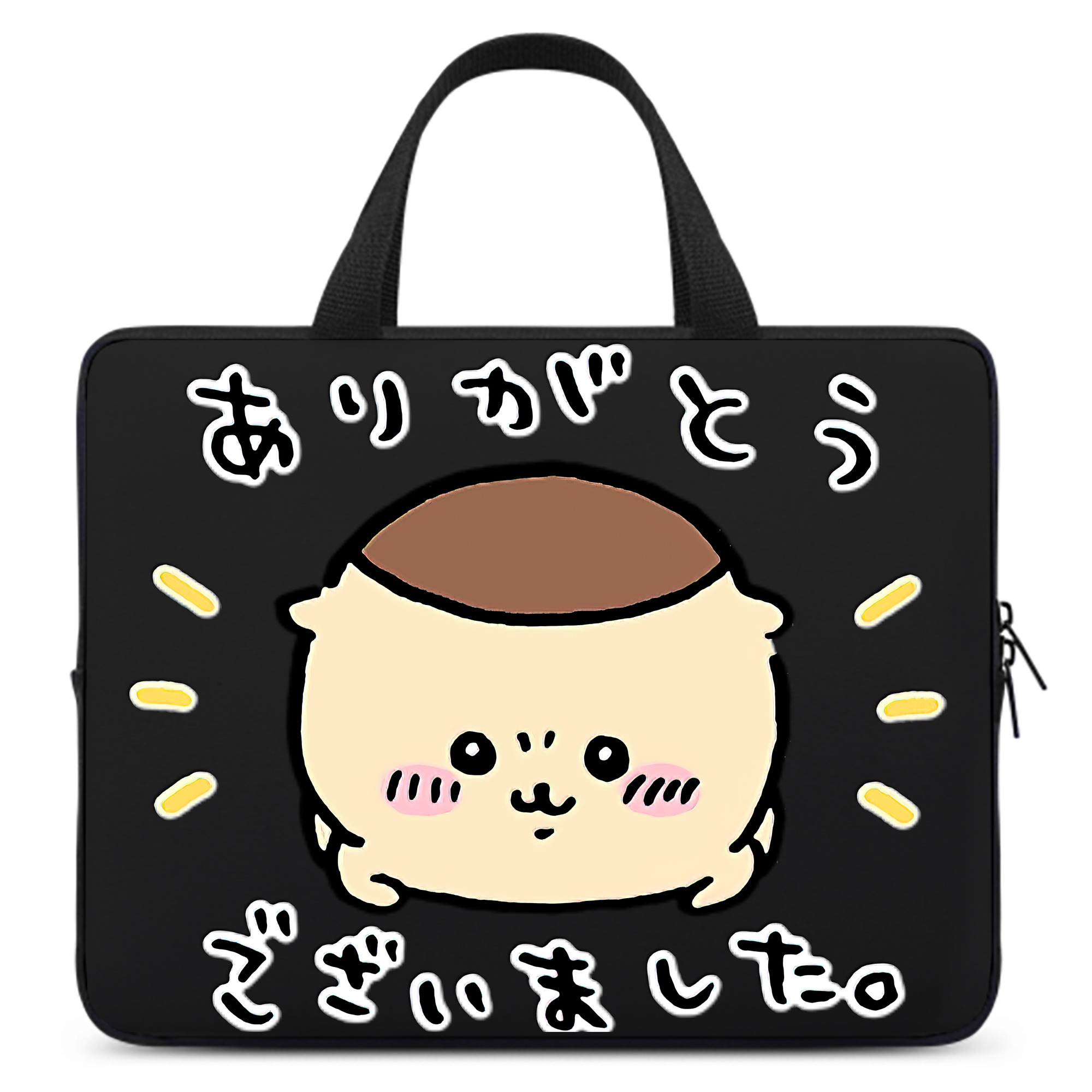 （画像用） ちいかわ くりまんじゅう Chii-kawa kuri manjū 手提げノートパソコンバッグ