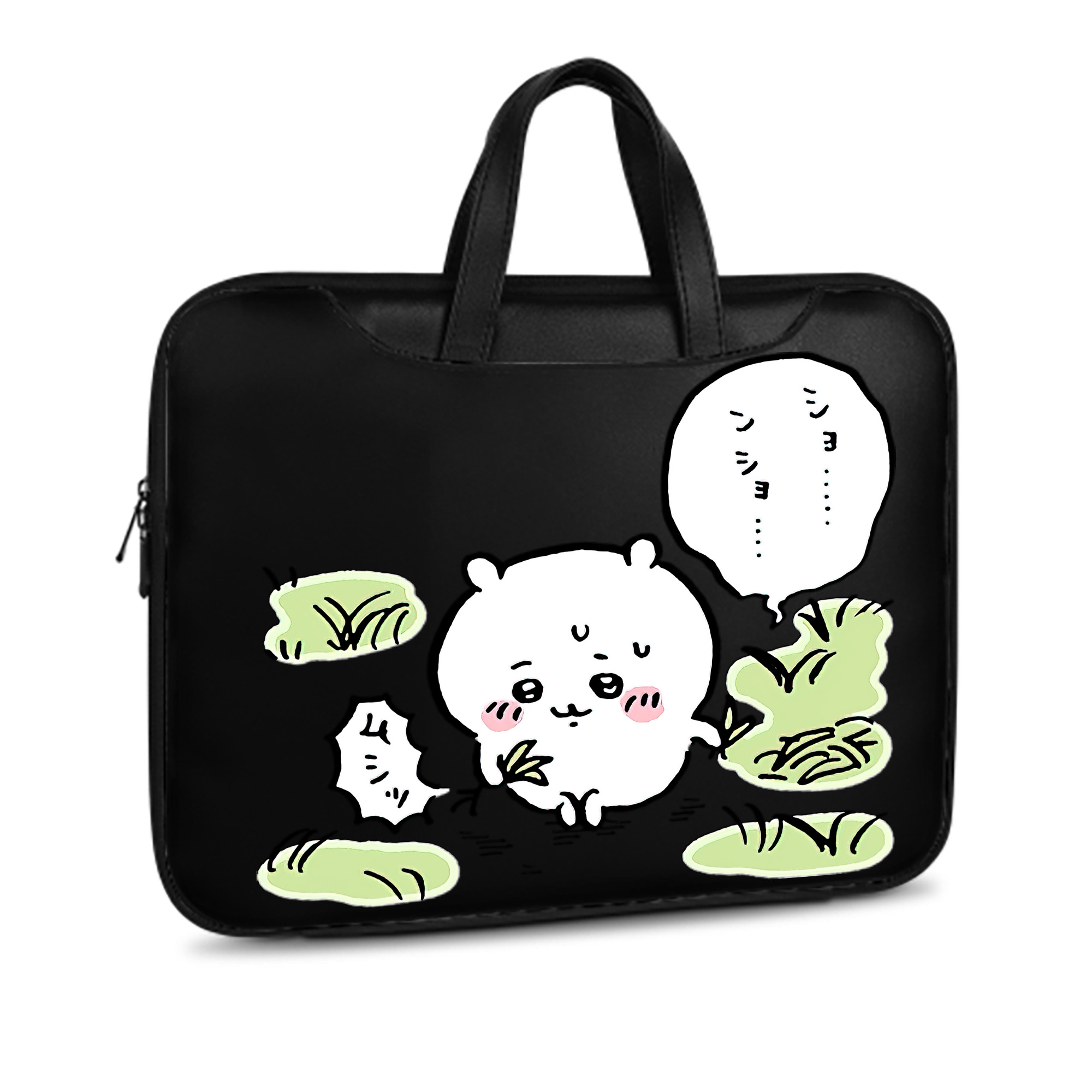 （画像用） ちいかわ ちいかわ Chii-kawa chiikawa レザーラップトップバッグ　ノートパソコンケース