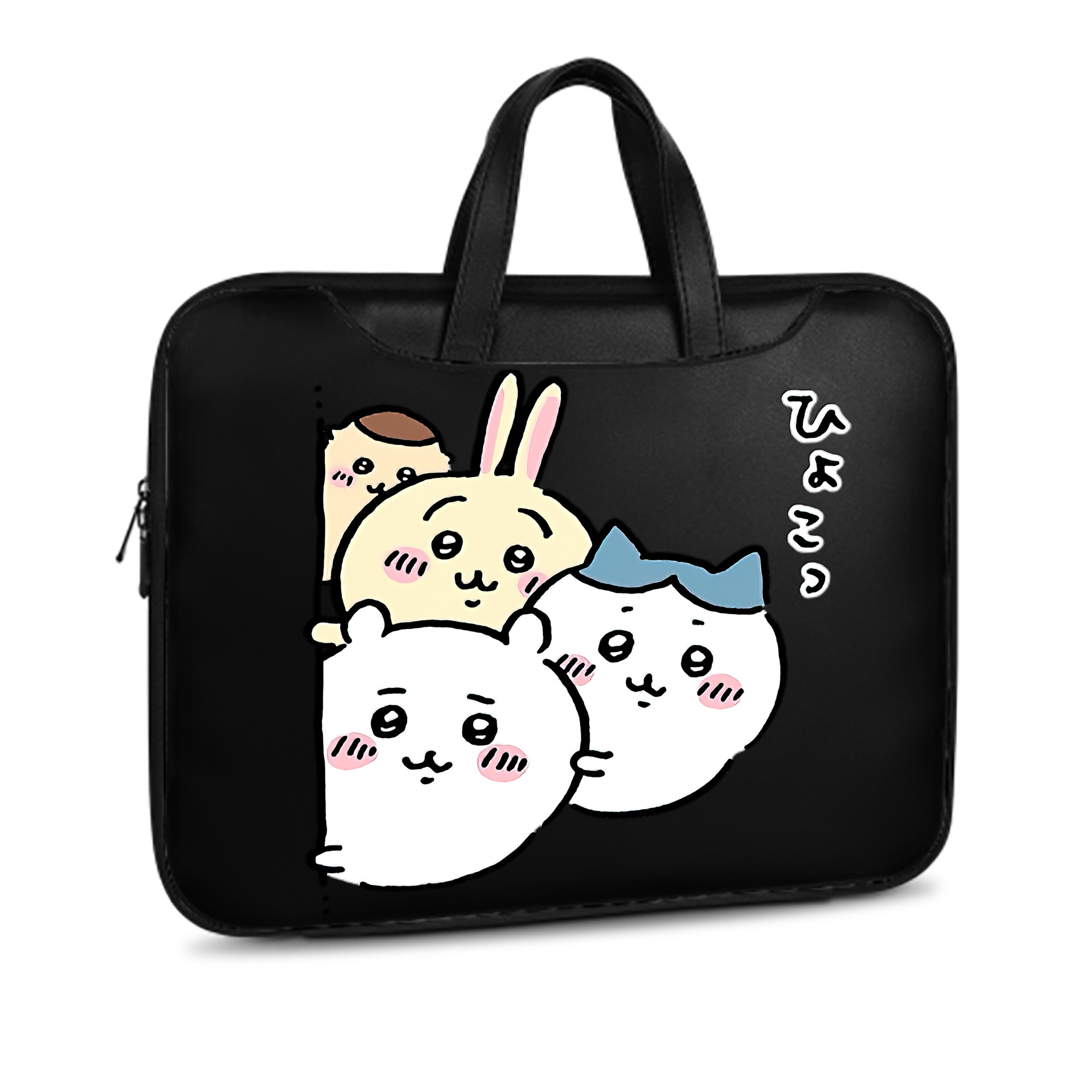 （画像用） ちいかわ ちいかわ Chii-kawa chiikawa レザーラップトップバッグ　ノートパソコンケース