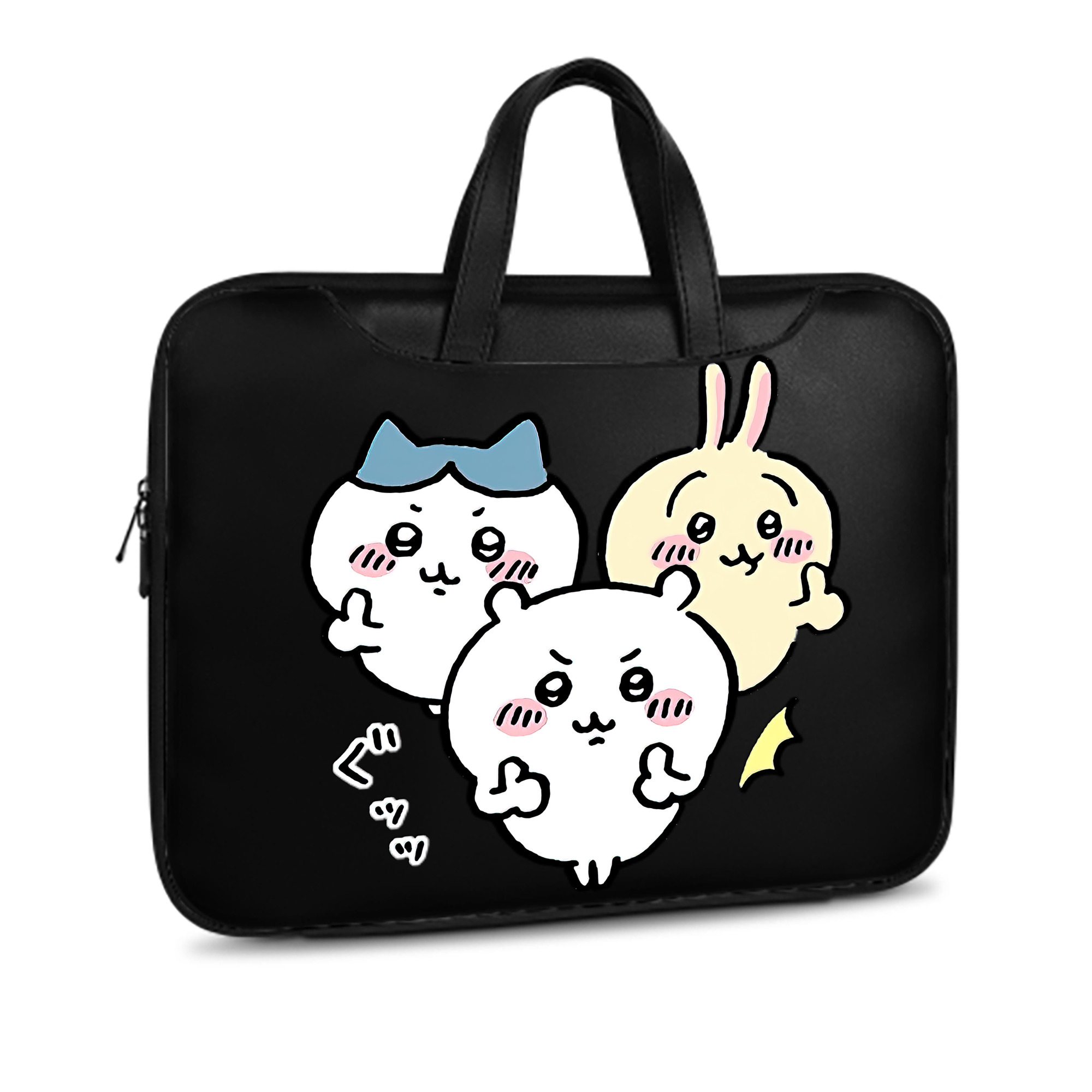 （画像用） ちいかわ うさぎ Chii-kawa usagi レザーラップトップバッグ　ノートパソコンケース