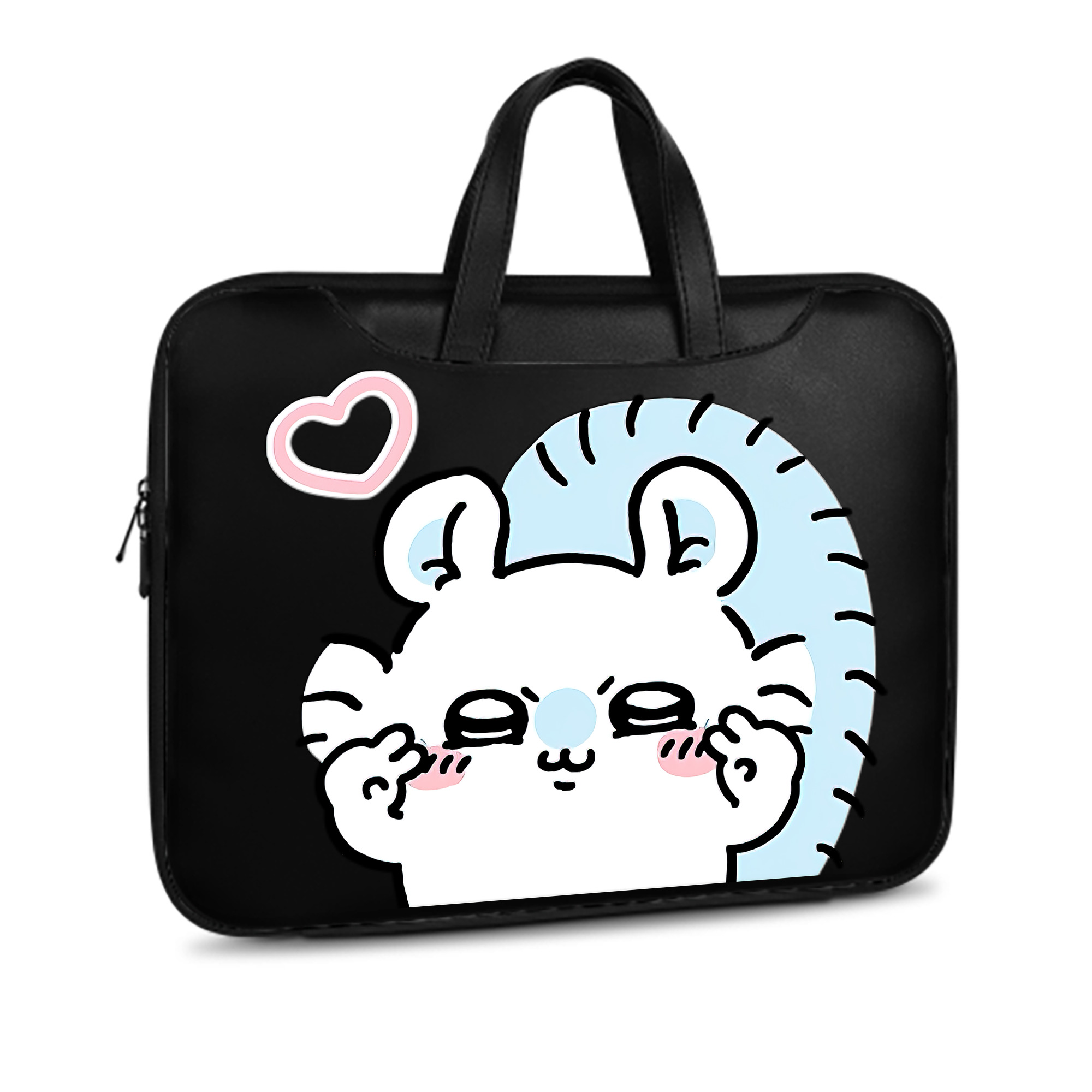 （画像用） ちいかわ モモンガ Chii-kawa Momonga レザーラップトップバッグ　ノートパソコンケース