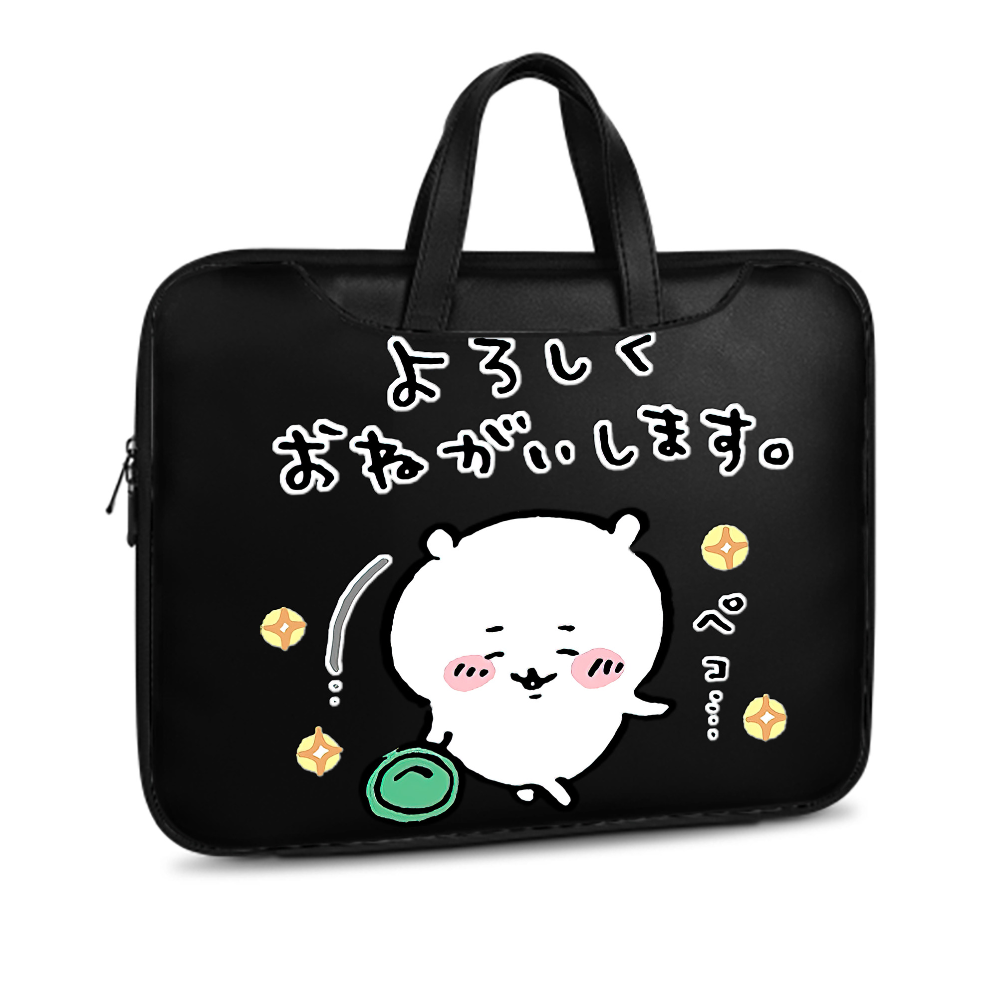 （画像用） ちいかわ ちいかわ Chii-kawa chiikawa レザーラップトップバッグ　ノートパソコンケース