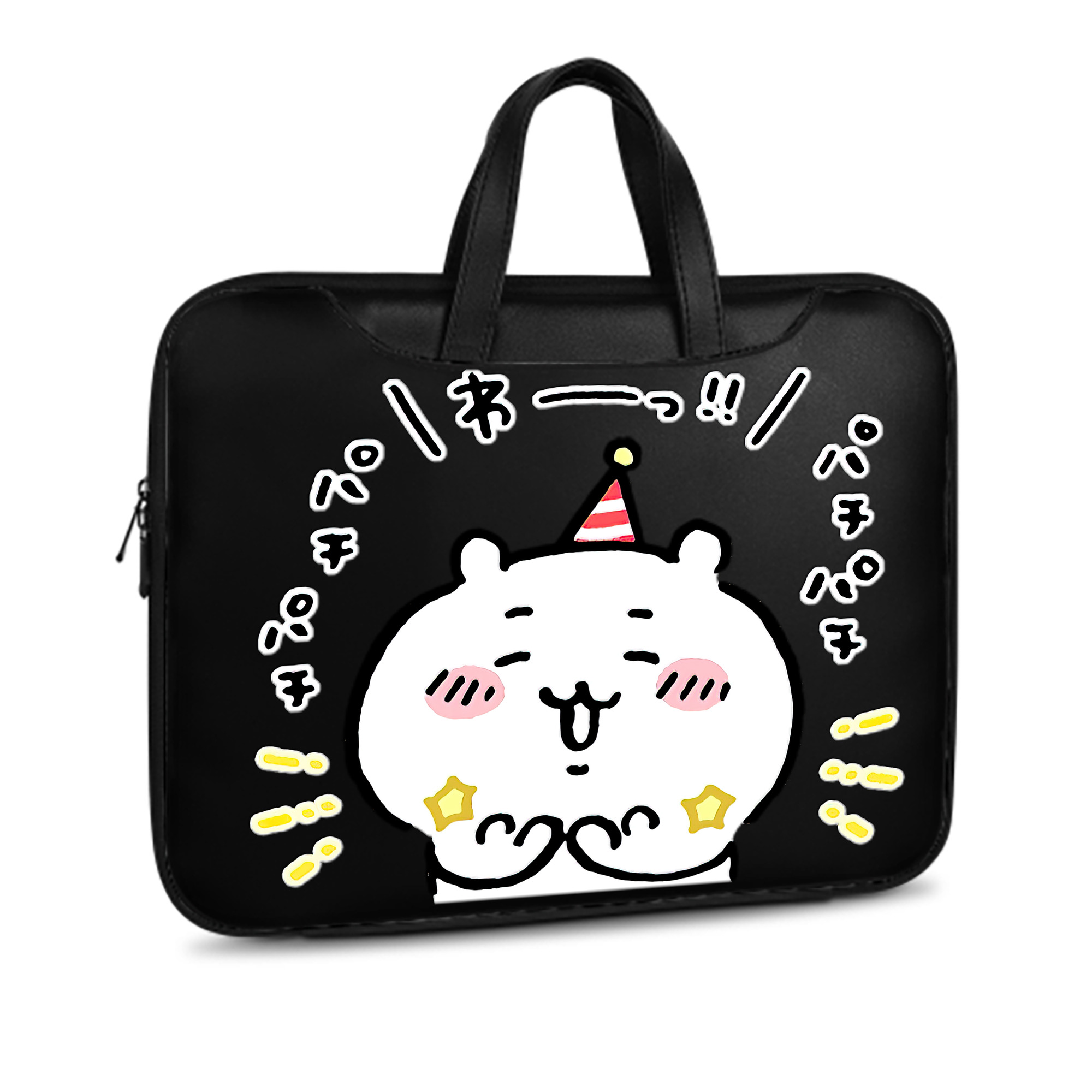 （画像用） ちいかわ ちいかわ Chii-kawa chiikawa レザーラップトップバッグ　ノートパソコンケース