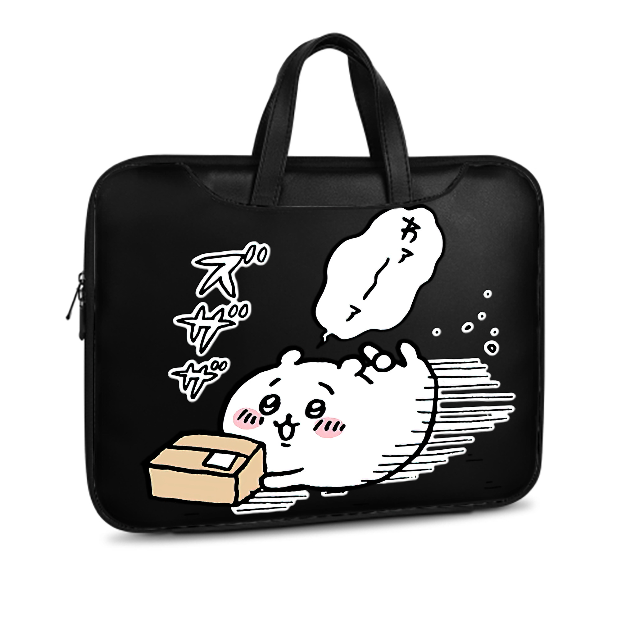 （画像用） ちいかわ ちいかわ Chii-kawa chiikawa レザーラップトップバッグ　ノートパソコンケース