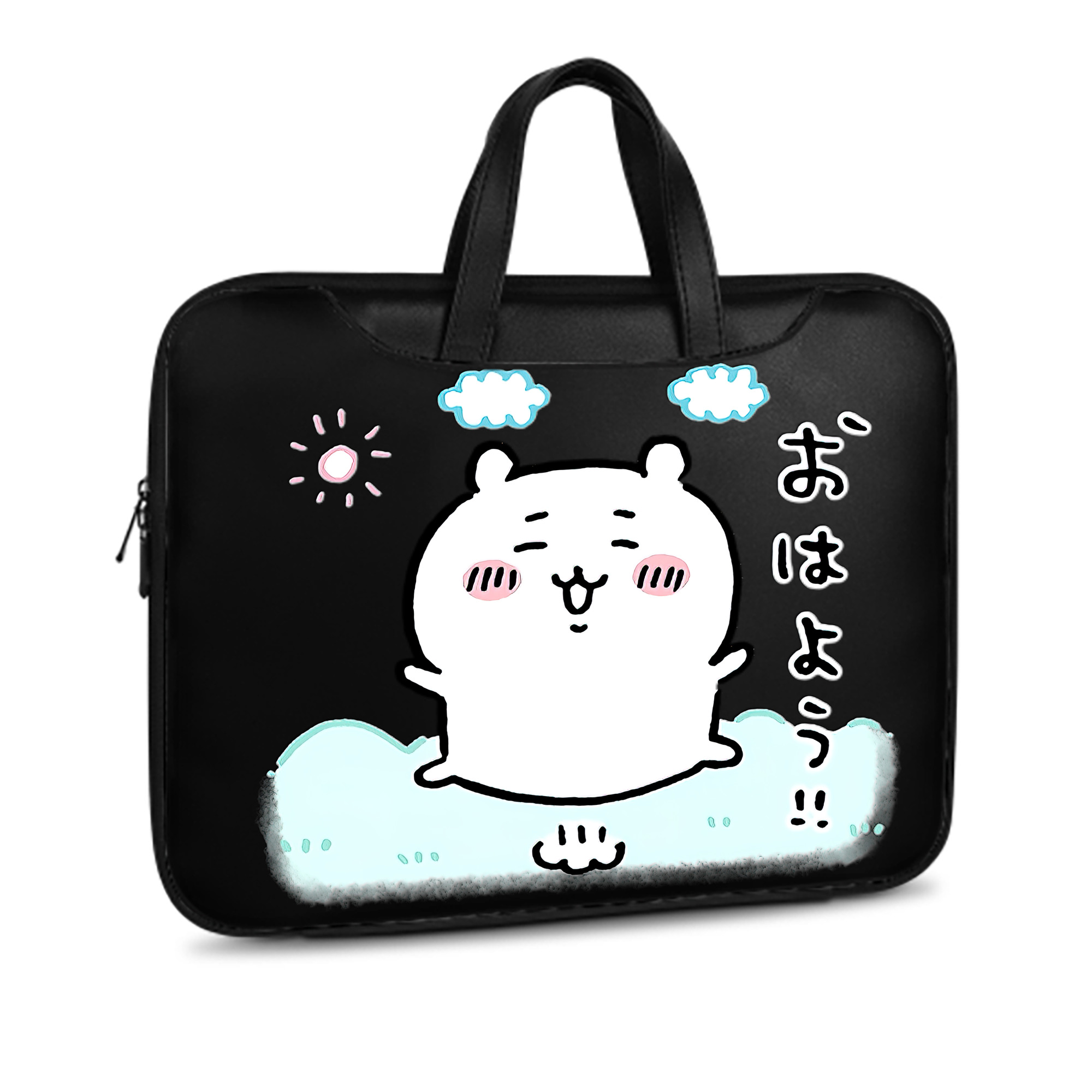 （画像用） ちいかわ ちいかわ Chii-kawa chiikawa レザーラップトップバッグ　ノートパソコンケース