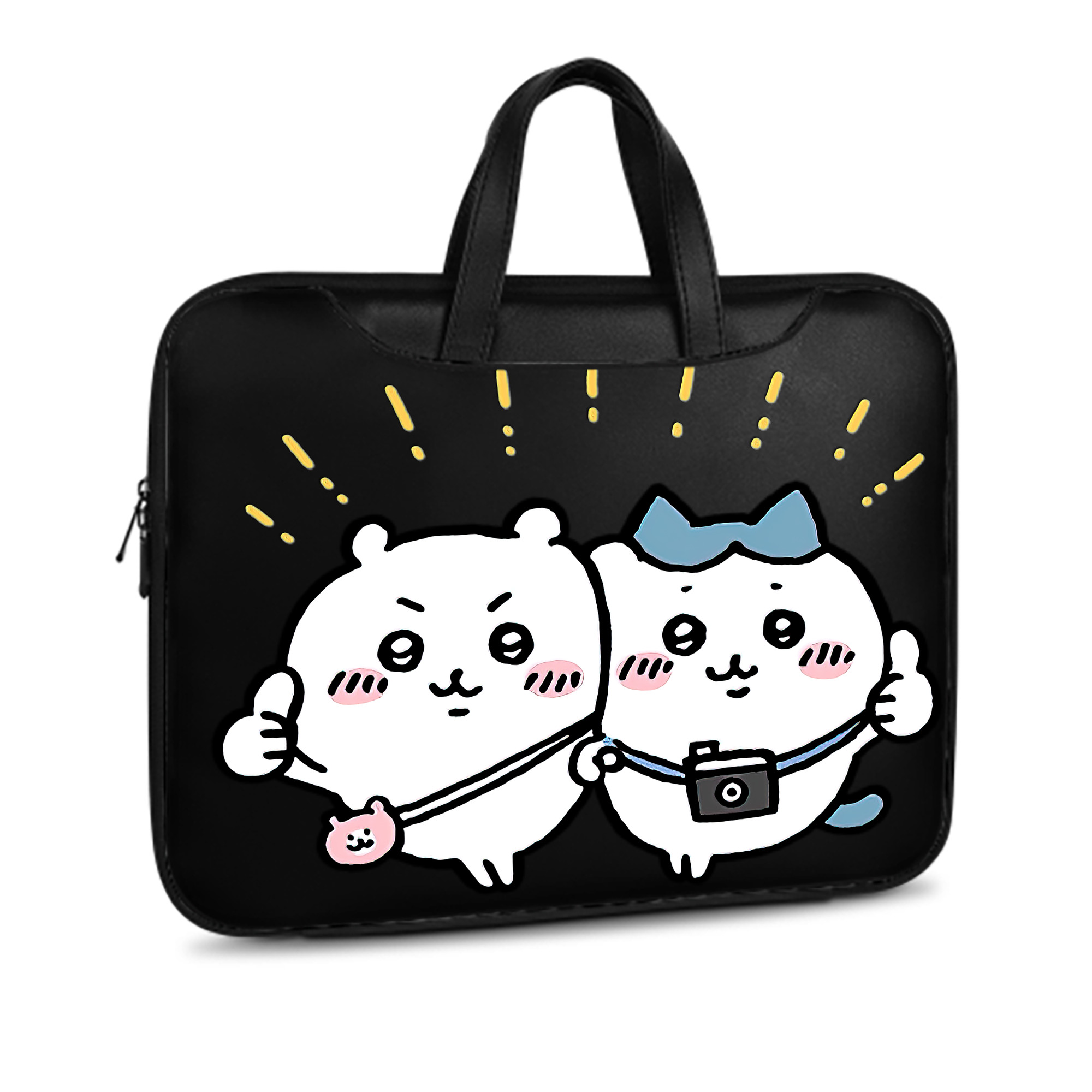 （画像用） ちいかわ ちいかわ Chii-kawa chiikawa レザーラップトップバッグ　ノートパソコンケース