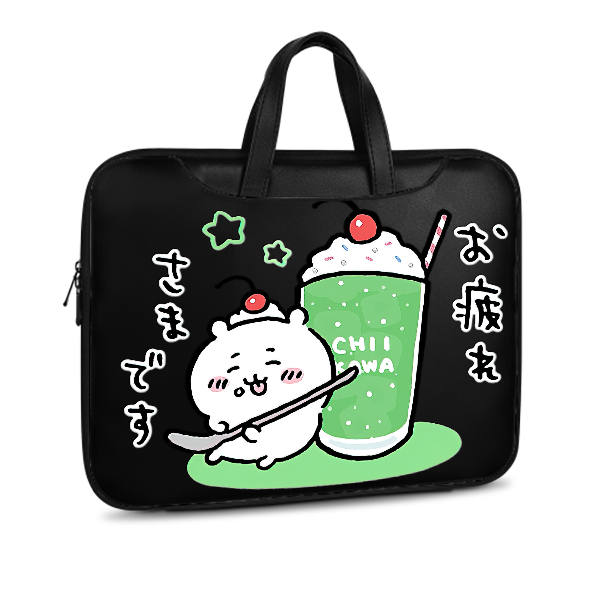 （画像用） ちいかわ ちいかわ Chii-kawa chiikawa レザーラップトップバッグ　ノートパソコンケース
