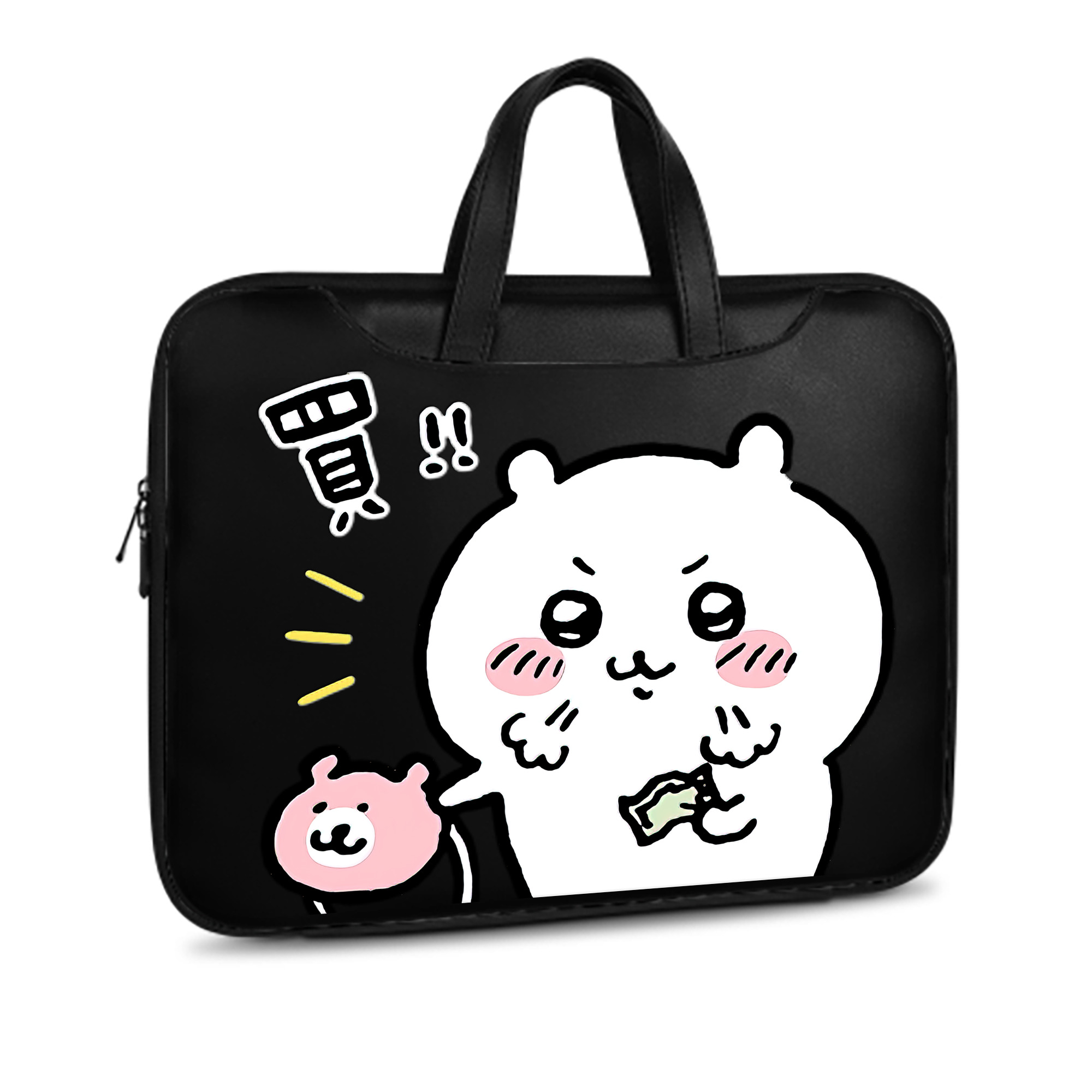 （画像用） ちいかわ ちいかわ Chii-kawa chiikawa レザーラップトップバッグ　ノートパソコンケース