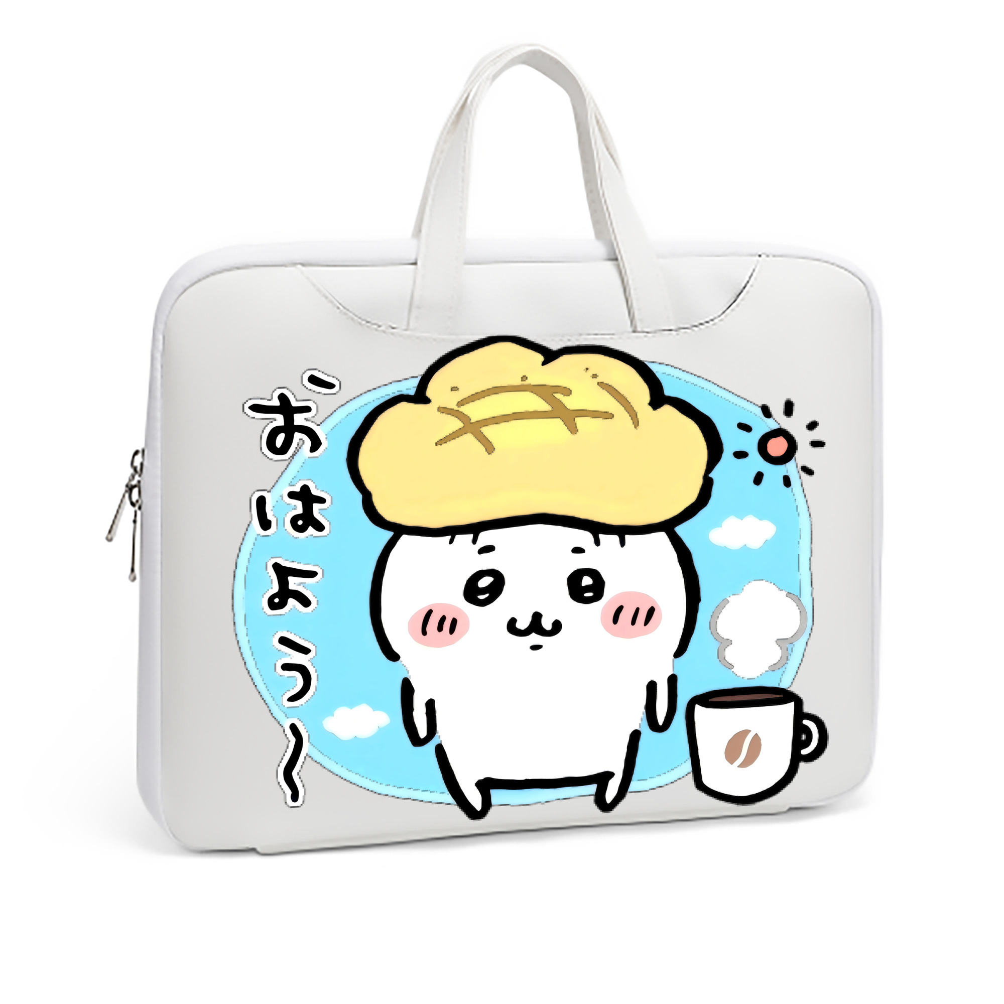 （画像用） ちいかわ ちいかわ Chii-kawa chiikawa レザーラップトップバッグ　ノートパソコンケース