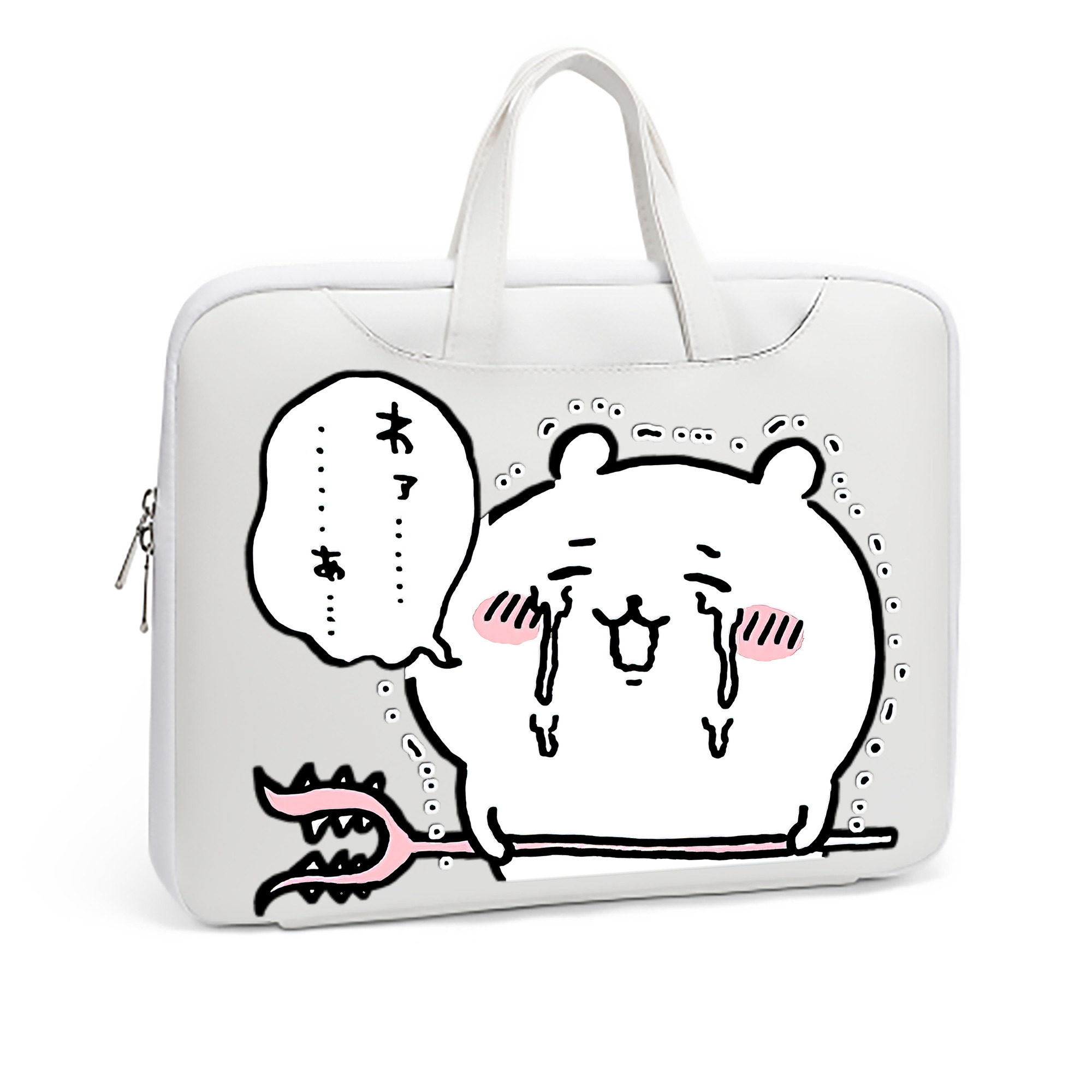 （画像用） ちいかわ ちいかわ Chii-kawa chiikawa レザーラップトップバッグ　ノートパソコンケース