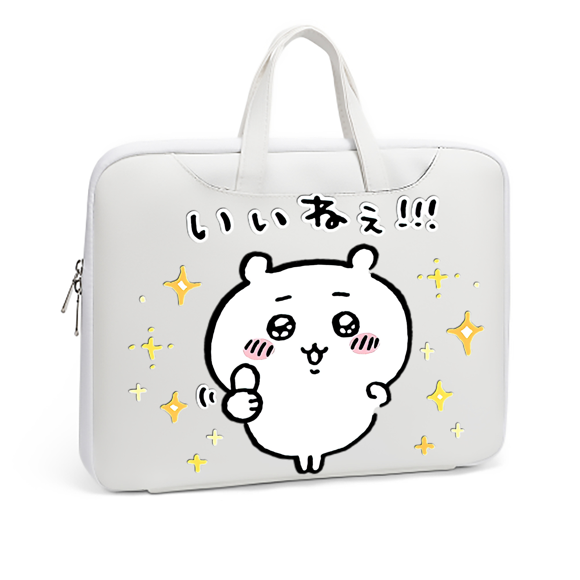 （画像用） ちいかわ ちいかわ Chii-kawa chiikawa レザーラップトップバッグ　ノートパソコンケース