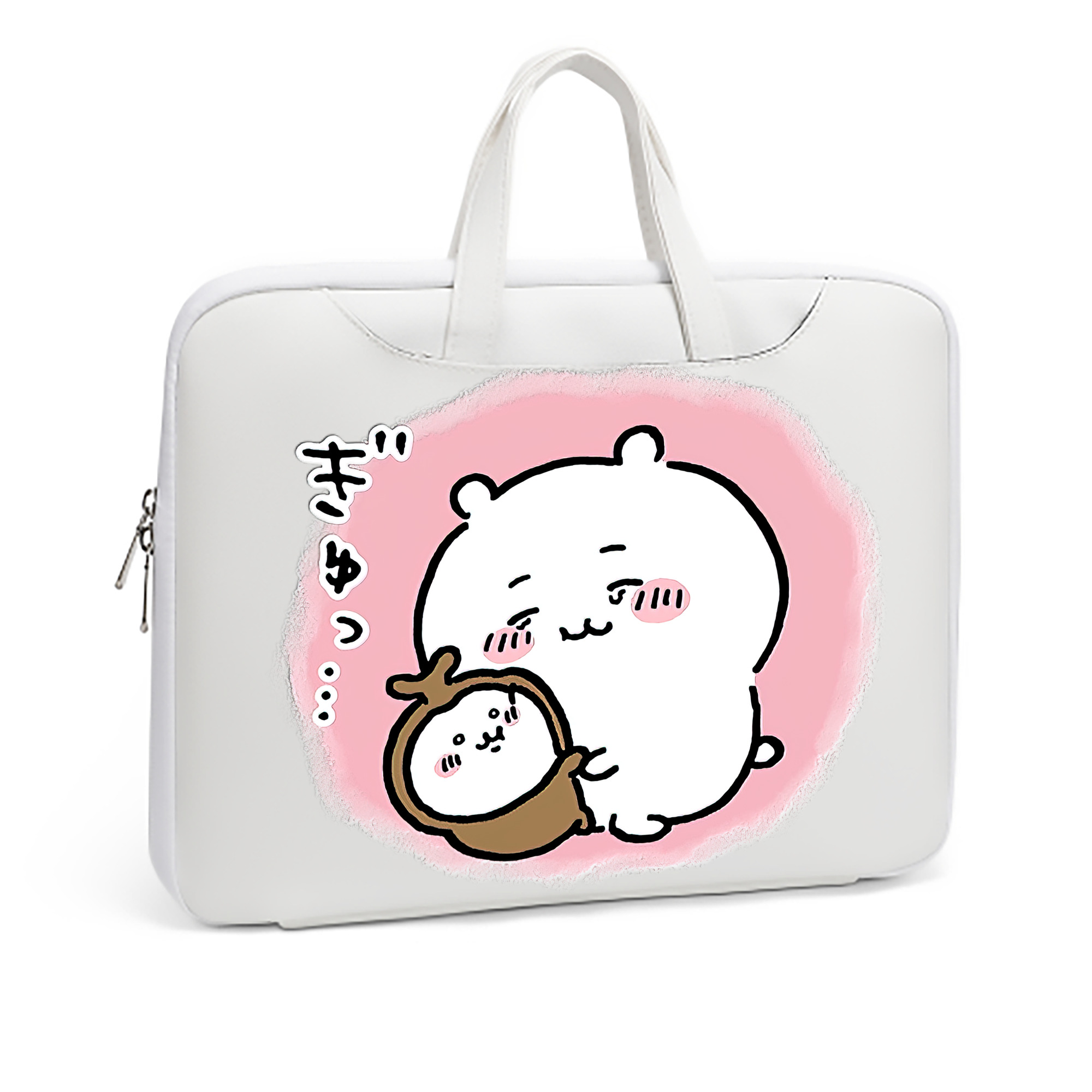 （画像用） ちいかわ ちいかわ Chii-kawa chiikawa レザーラップトップバッグ　ノートパソコンケース