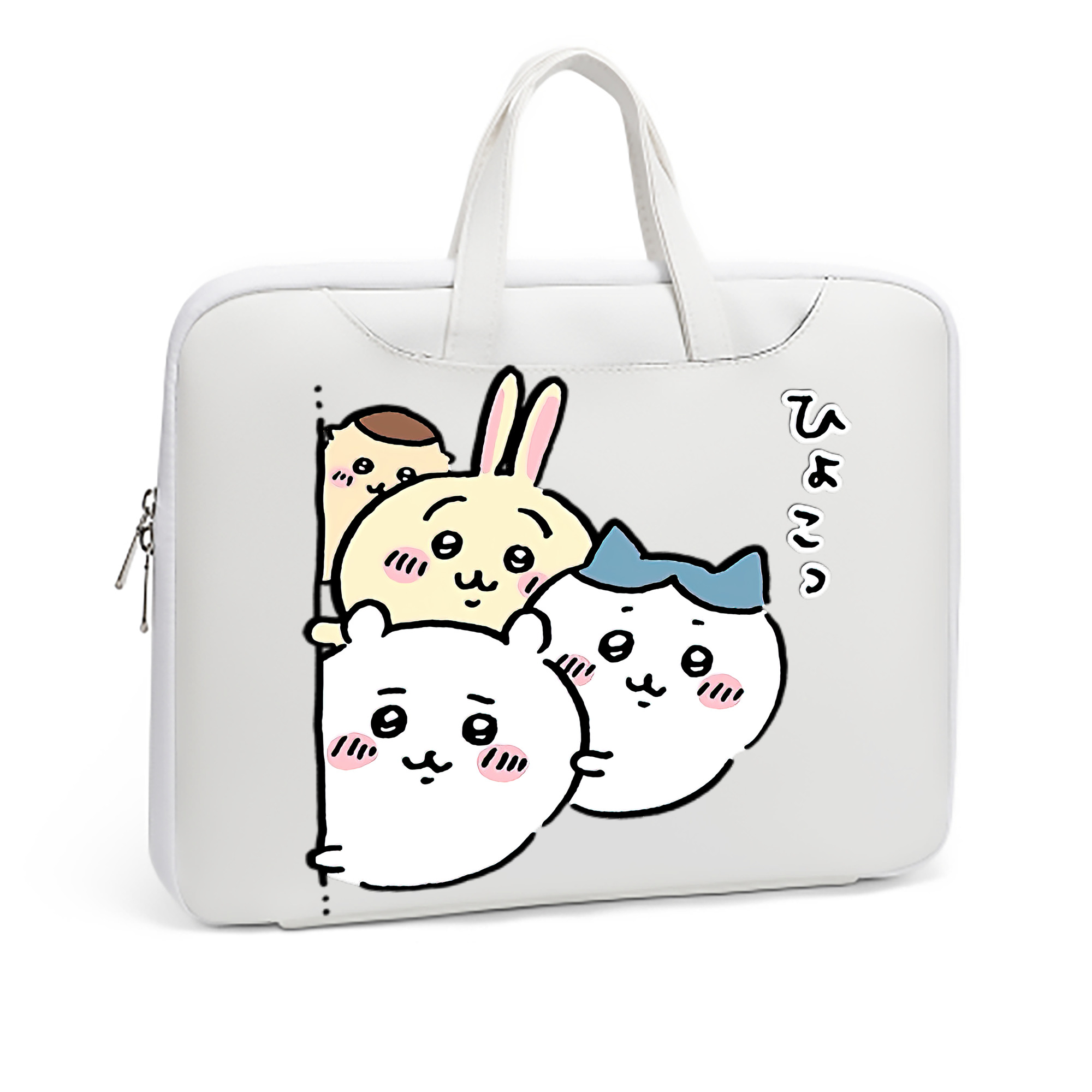 （画像用） ちいかわ ちいかわ Chii-kawa chiikawa レザーラップトップバッグ　ノートパソコンケース