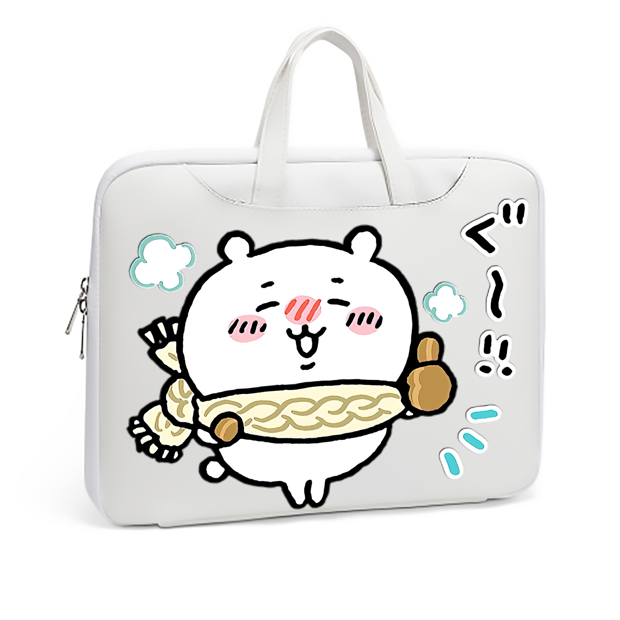 （画像用） ちいかわ ちいかわ Chii-kawa chiikawa レザーラップトップバッグ　ノートパソコンケース