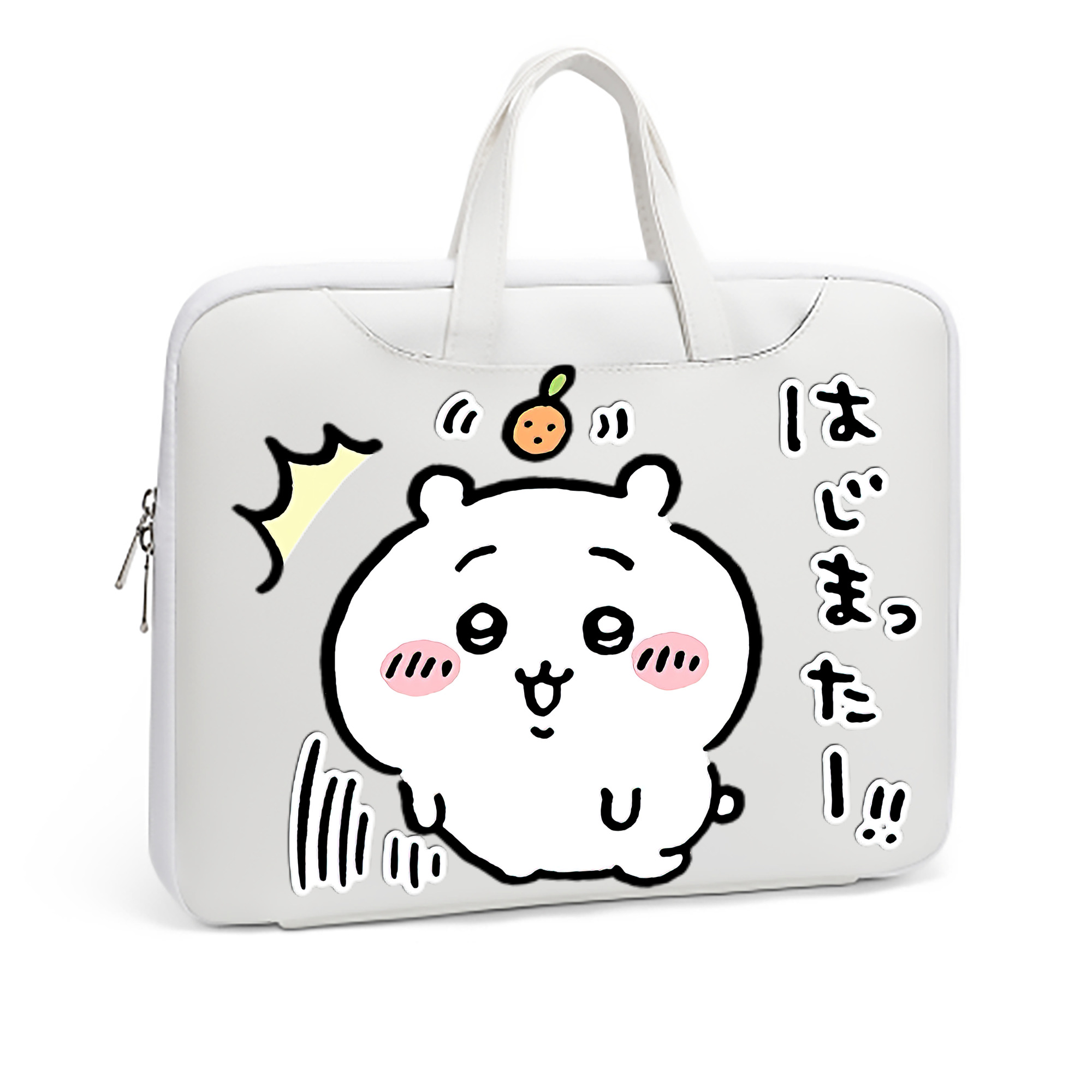 （画像用） ちいかわ ちいかわ Chii-kawa chiikawa レザーラップトップバッグ　ノートパソコンケース