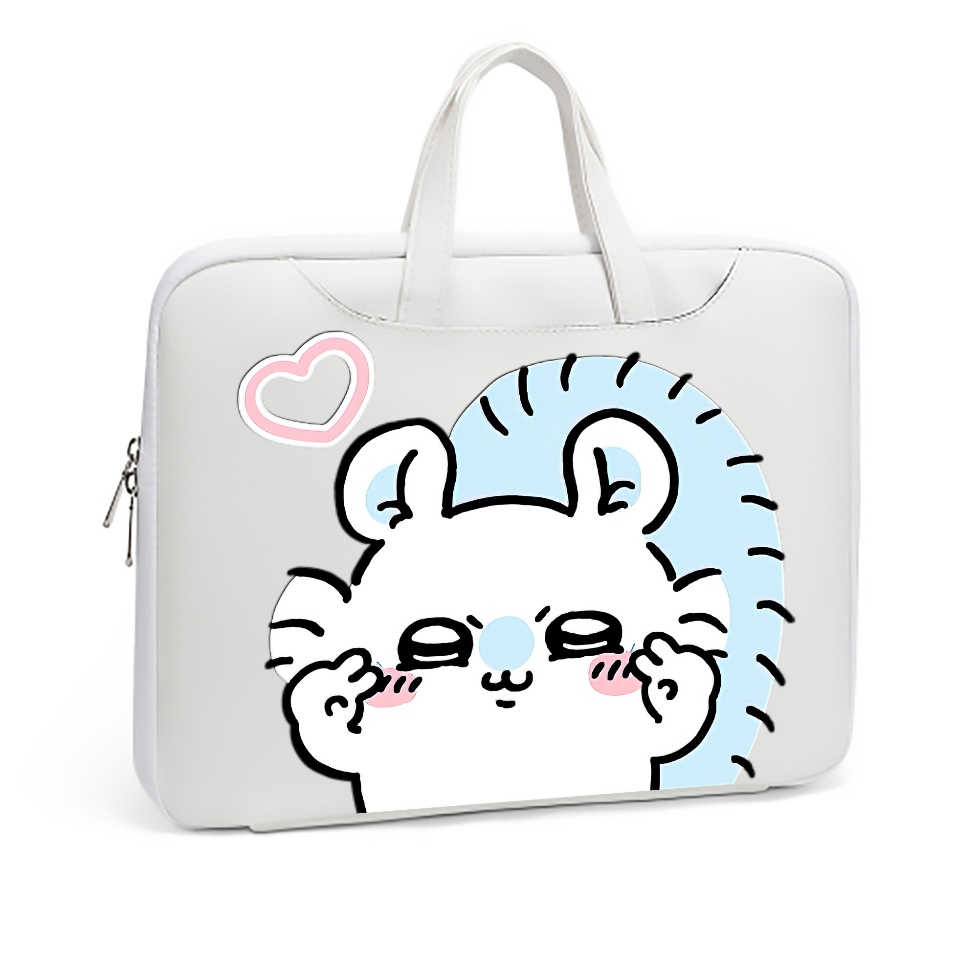 （画像用） ちいかわ モモンガ Chii-kawa Momonga レザーラップトップバッグ　ノートパソコンケース