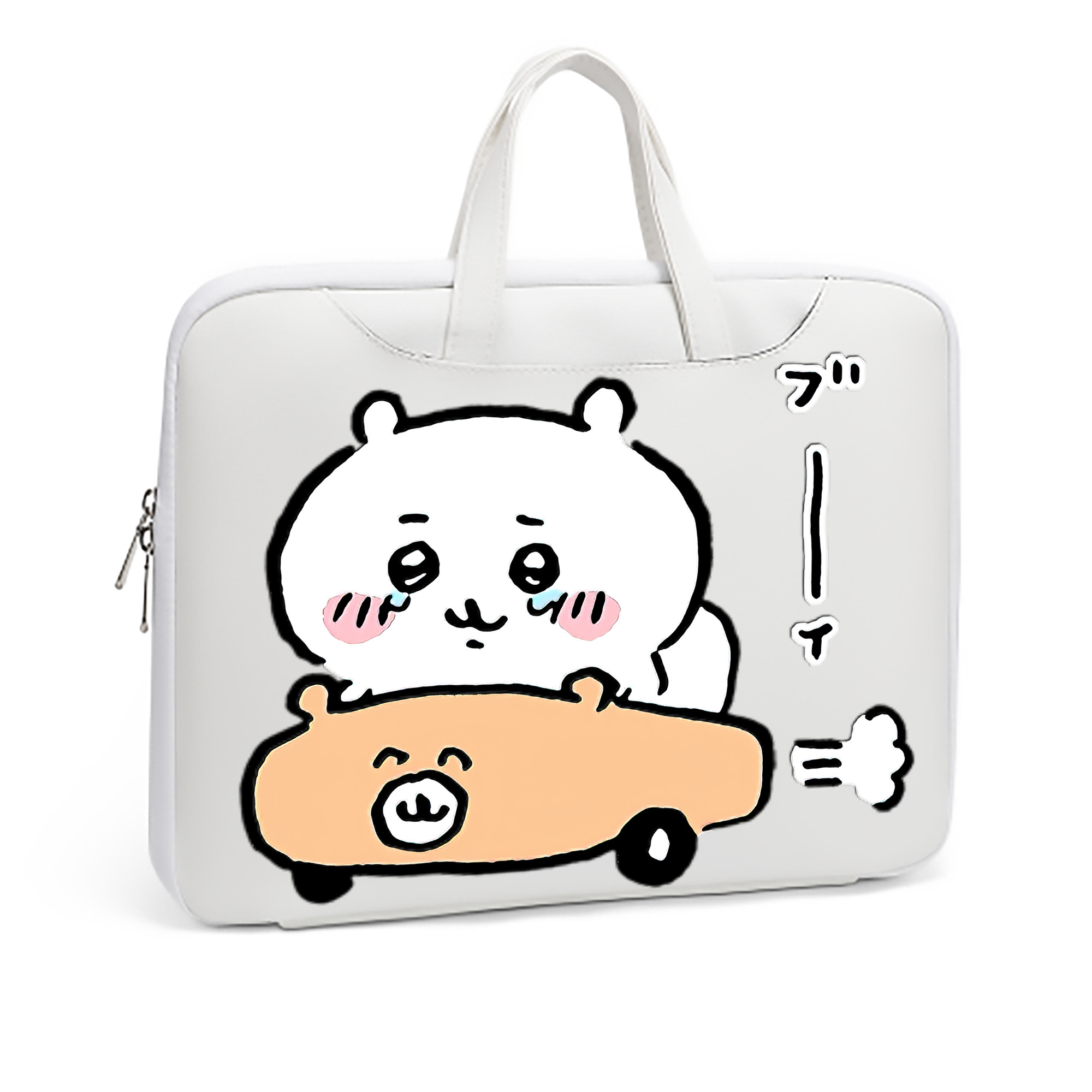 （画像用） ちいかわ ちいかわ Chii-kawa chiikawa レザーラップトップバッグ　ノートパソコンケース