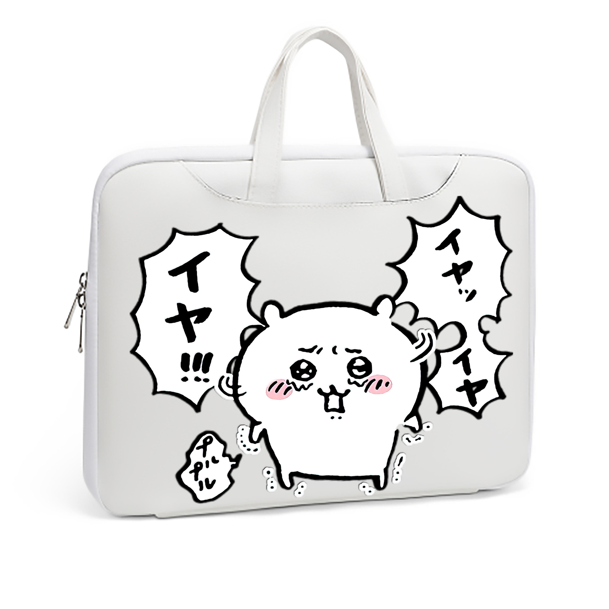 （画像用） ちいかわ ちいかわ Chii-kawa chiikawa レザーラップトップバッグ　ノートパソコンケース