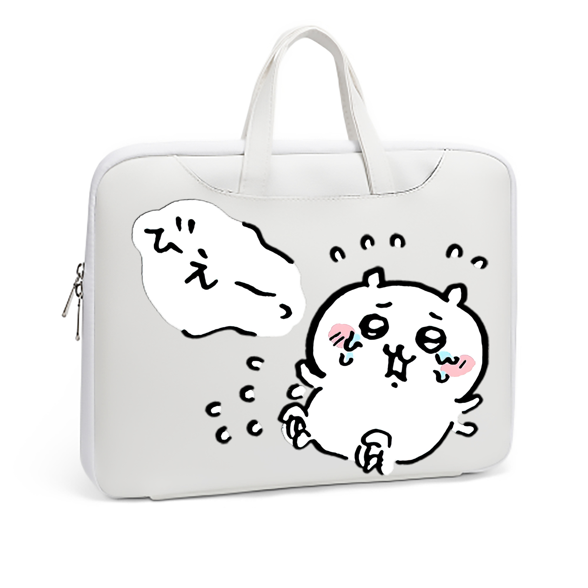 （画像用） ちいかわ ちいかわ Chii-kawa chiikawa レザーラップトップバッグ　ノートパソコンケース