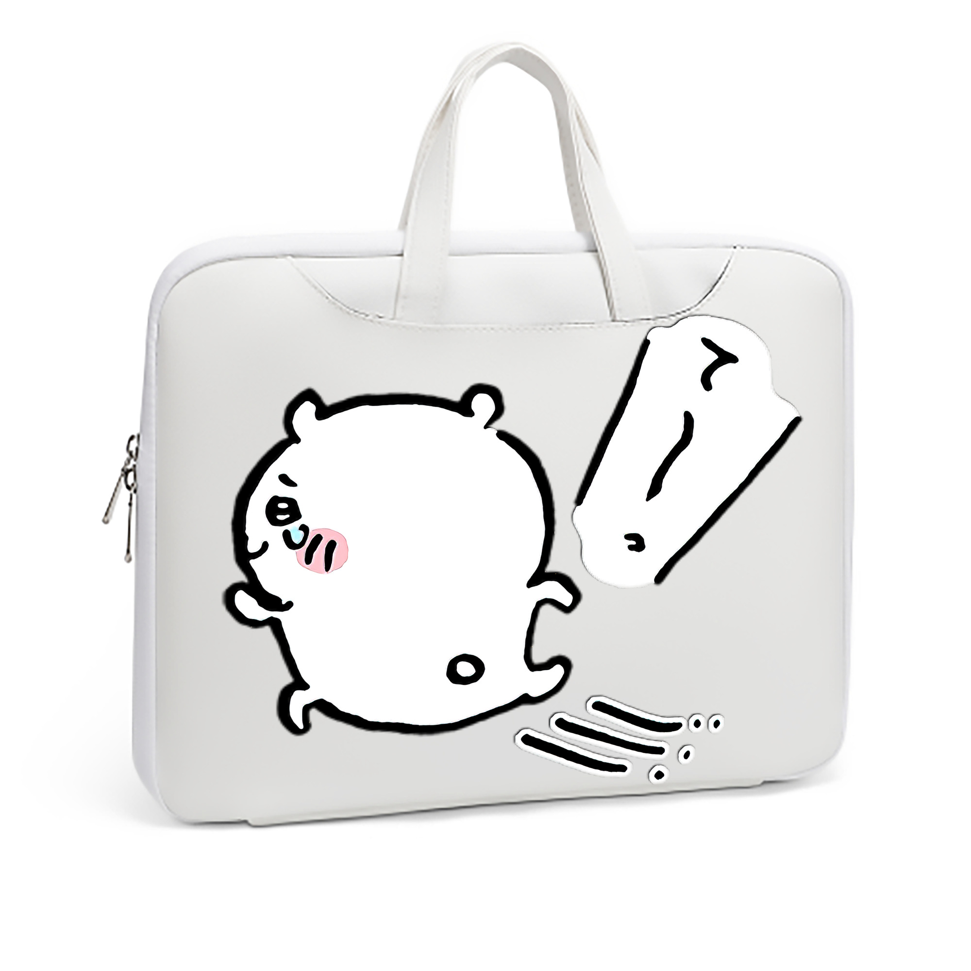 （画像用） ちいかわ ちいかわ Chii-kawa chiikawa レザーラップトップバッグ　ノートパソコンケース