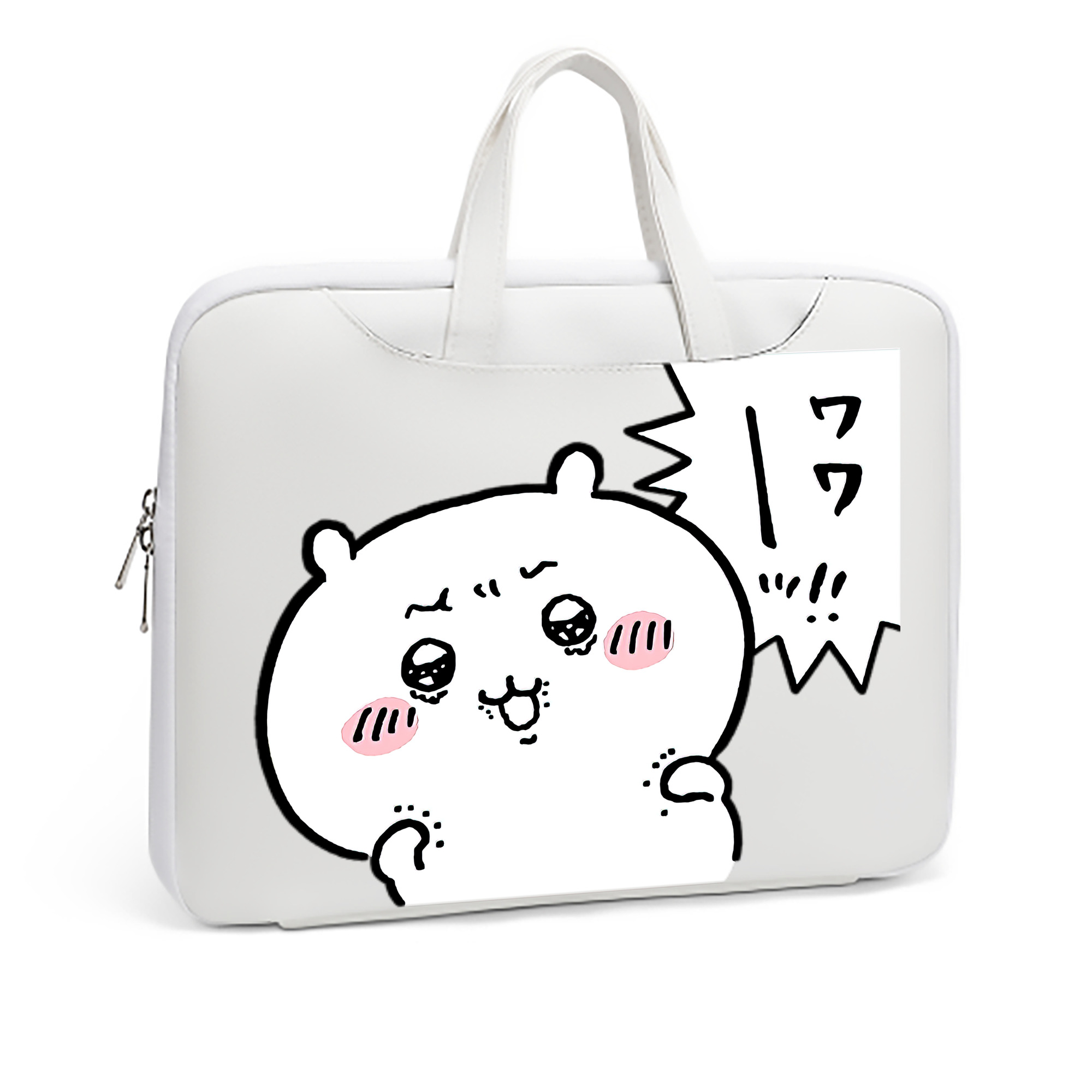 （画像用） ちいかわ ちいかわ Chii-kawa chiikawa レザーラップトップバッグ　ノートパソコンケース
