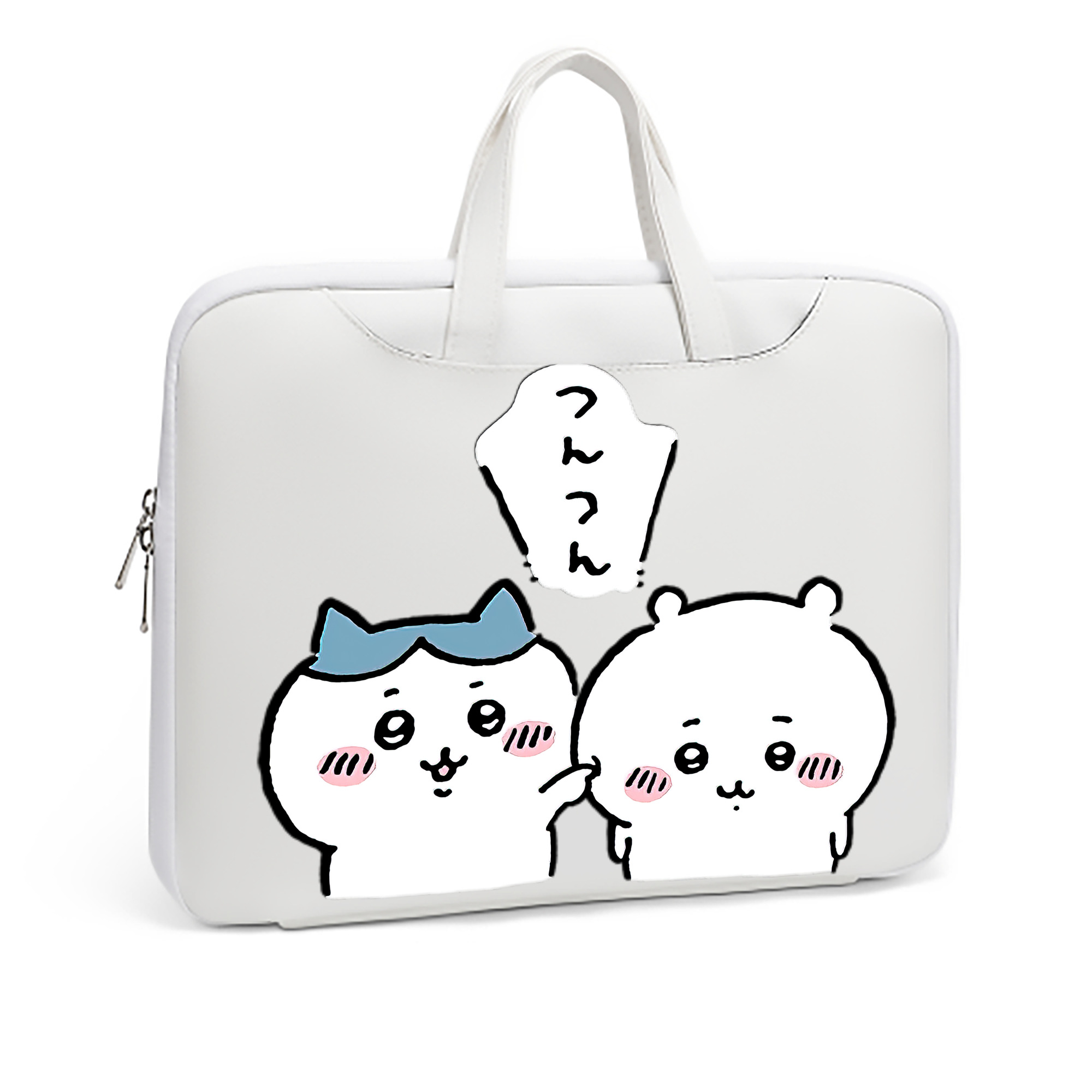 （画像用） ちいかわ ちいかわ Chii-kawa chiikawa レザーラップトップバッグ　ノートパソコンケース