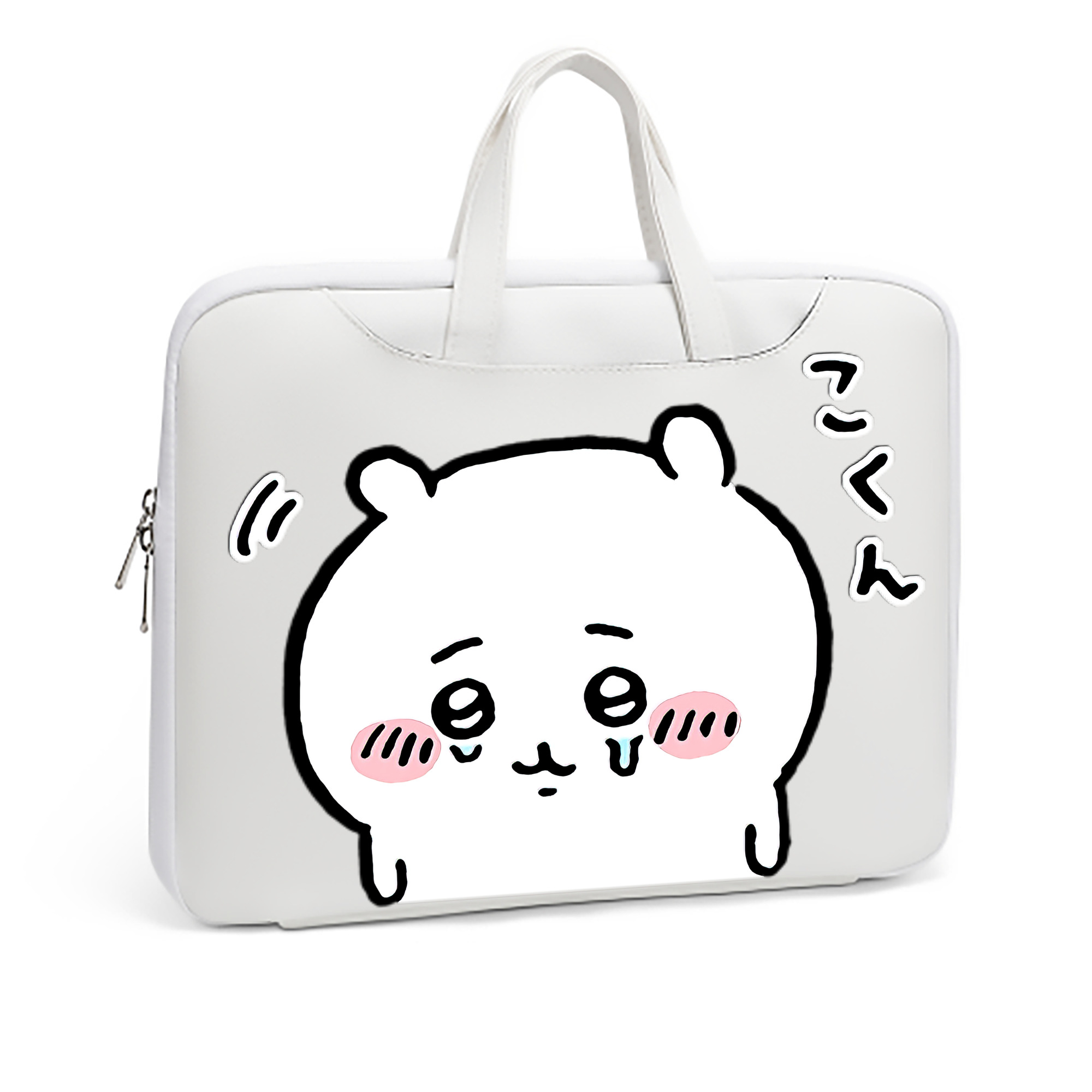 （画像用） ちいかわ ちいかわ Chii-kawa chiikawa レザーラップトップバッグ　ノートパソコンケース