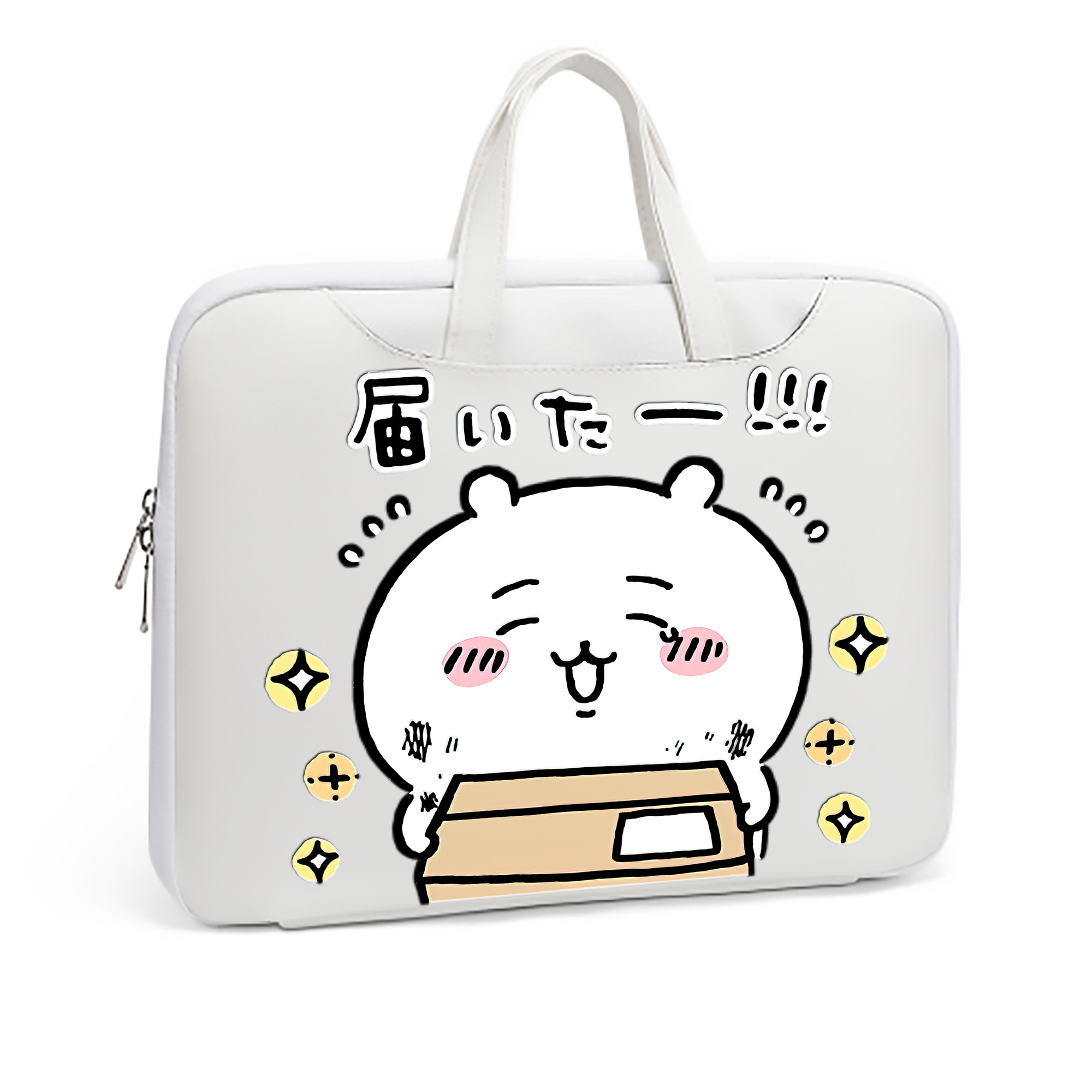 （画像用） ちいかわ ちいかわ Chii-kawa chiikawa レザーラップトップバッグ　ノートパソコンケース