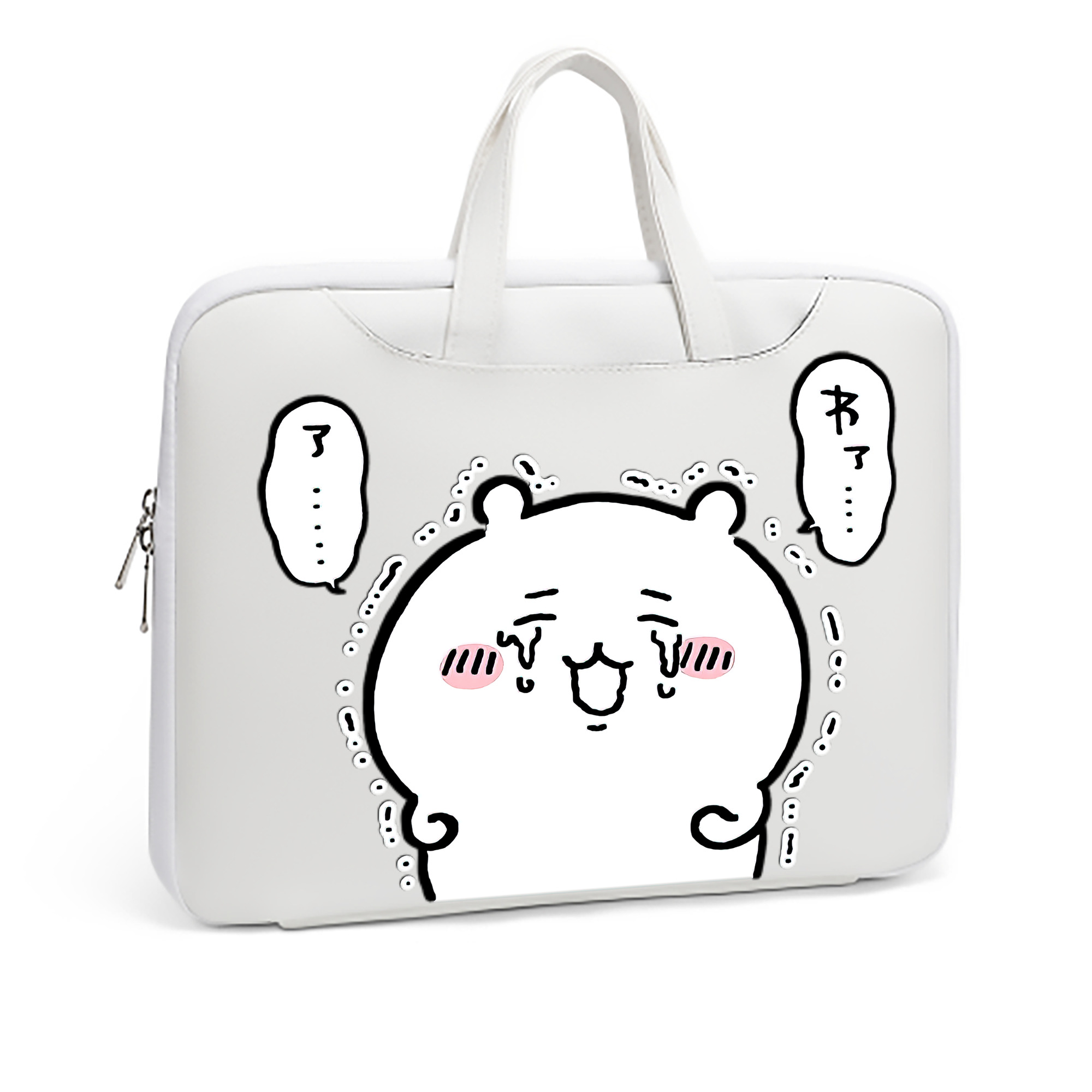 （画像用） ちいかわ ちいかわ Chii-kawa chiikawa レザーラップトップバッグ　ノートパソコンケース